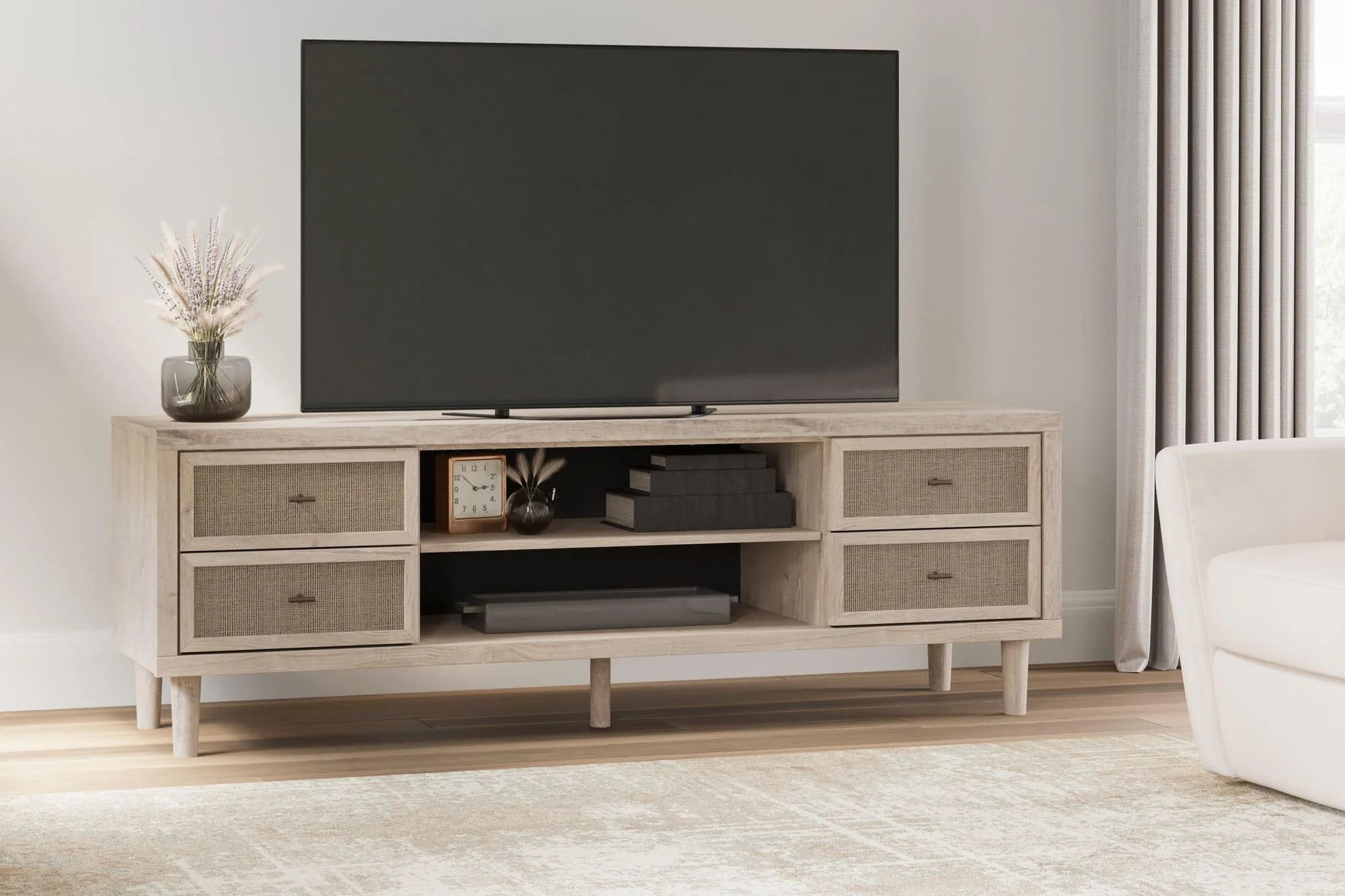 Cielden Two-Tone 62″ Tv Stand