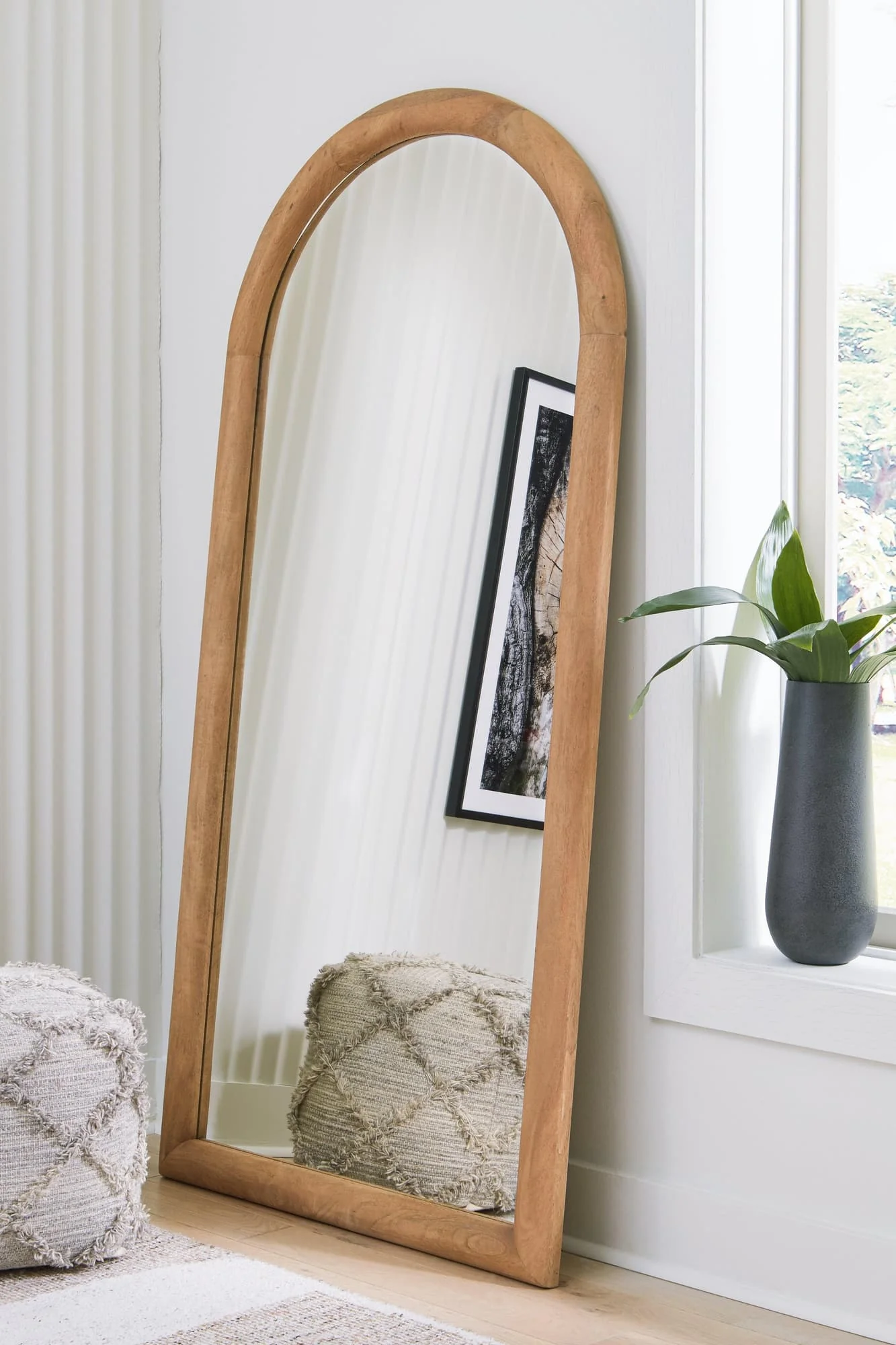 Dairville Brown Floor Mirror
