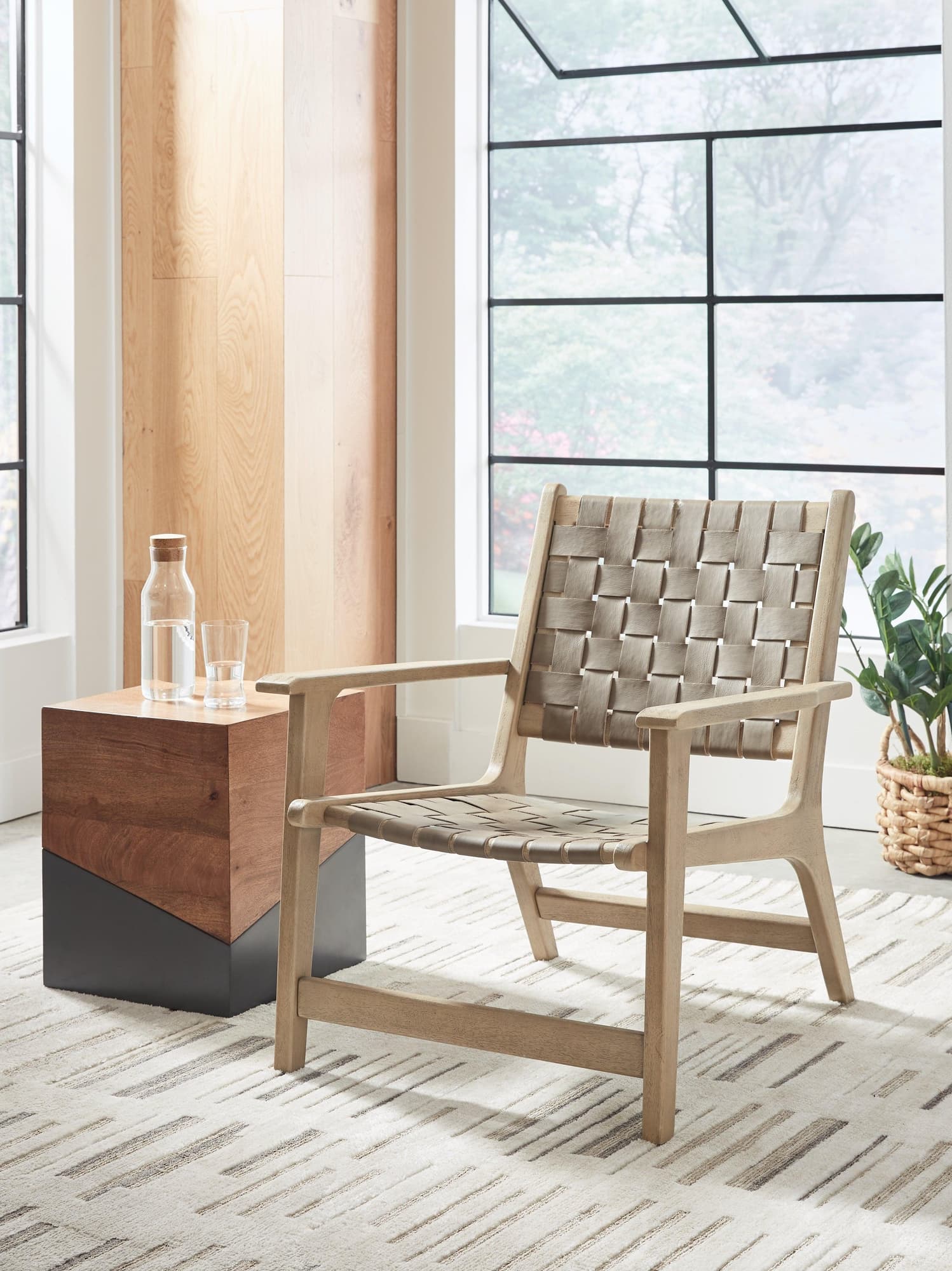 Jameset Taupe Accent Chair - Image 1