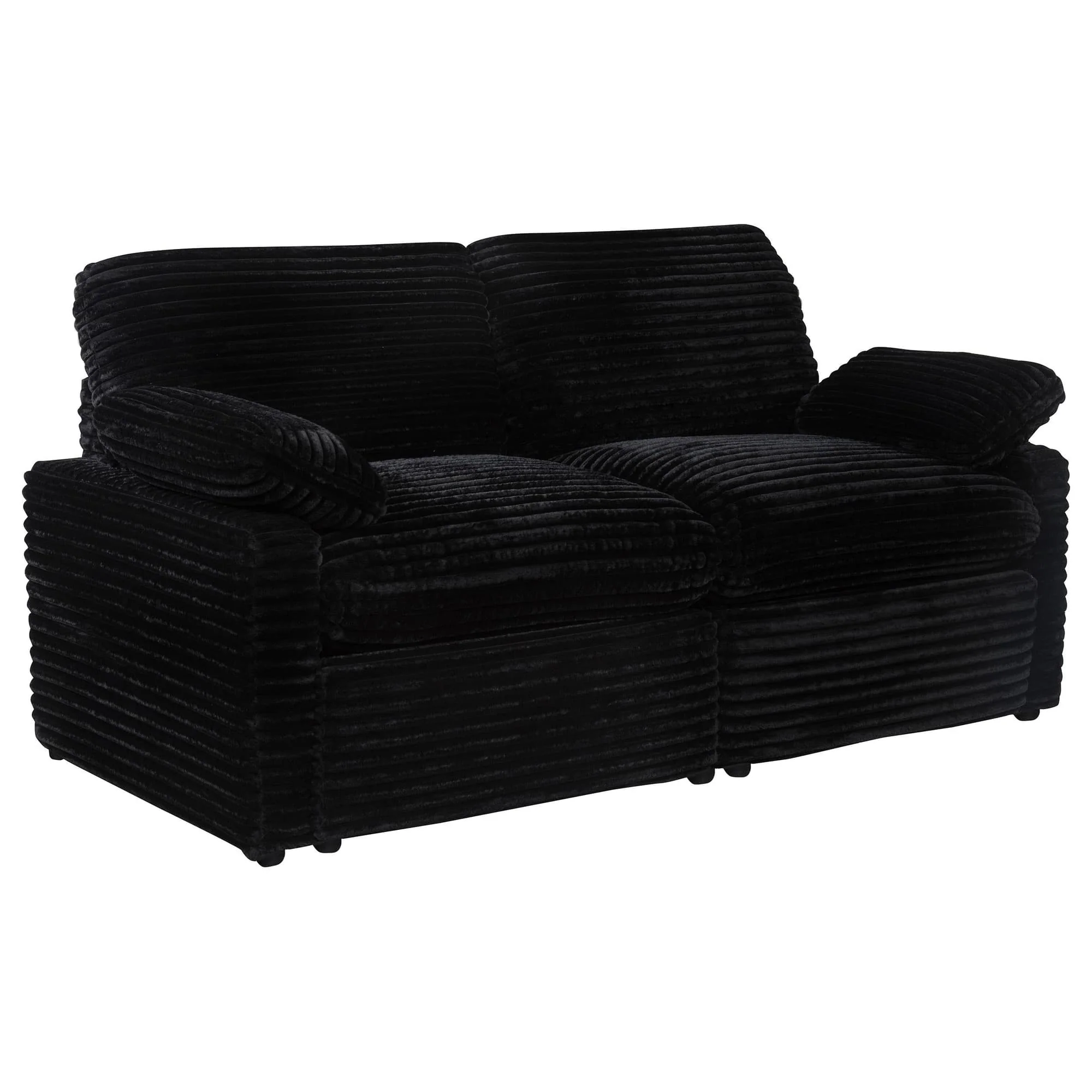 Collins Modular Power Loveseat Black