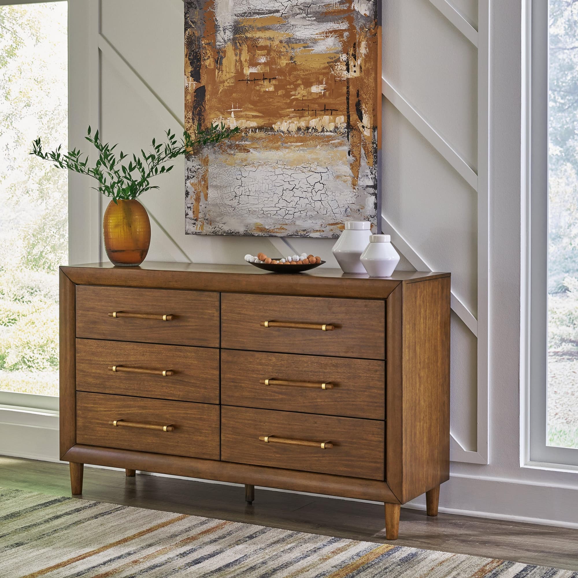 Lyncott Brown Dresser - Image 1