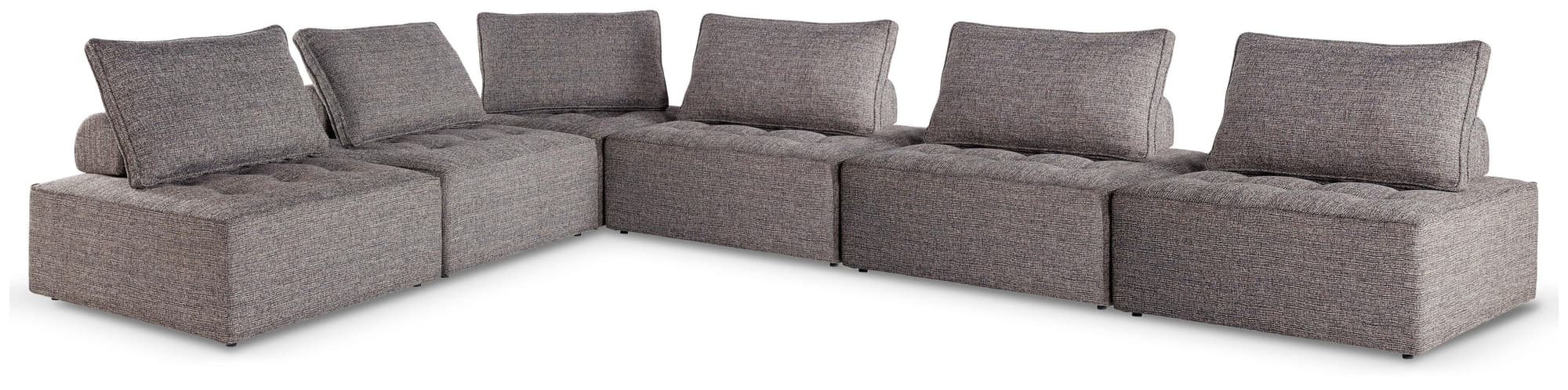 Bree Zee Brown 6-Piece Outdoor Modular Seating