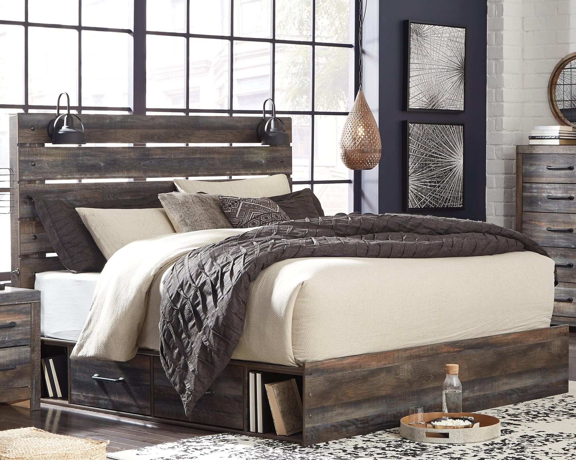 Drystan Multi Panel 2 Storage Bedroom Set - Image 1