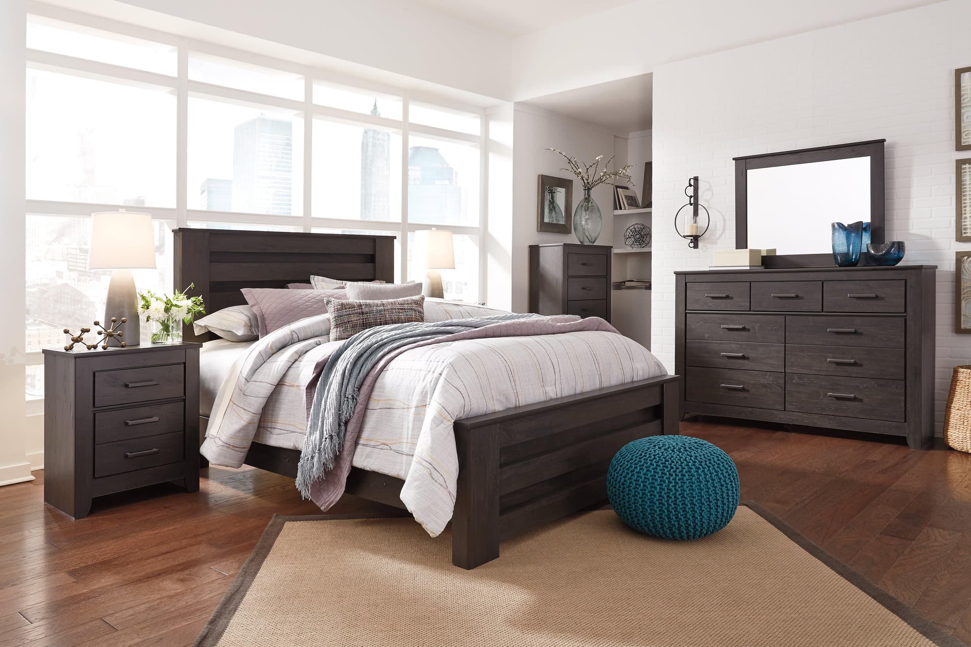 Brinxton Charcoal Panel Bedroom Set - Image 1