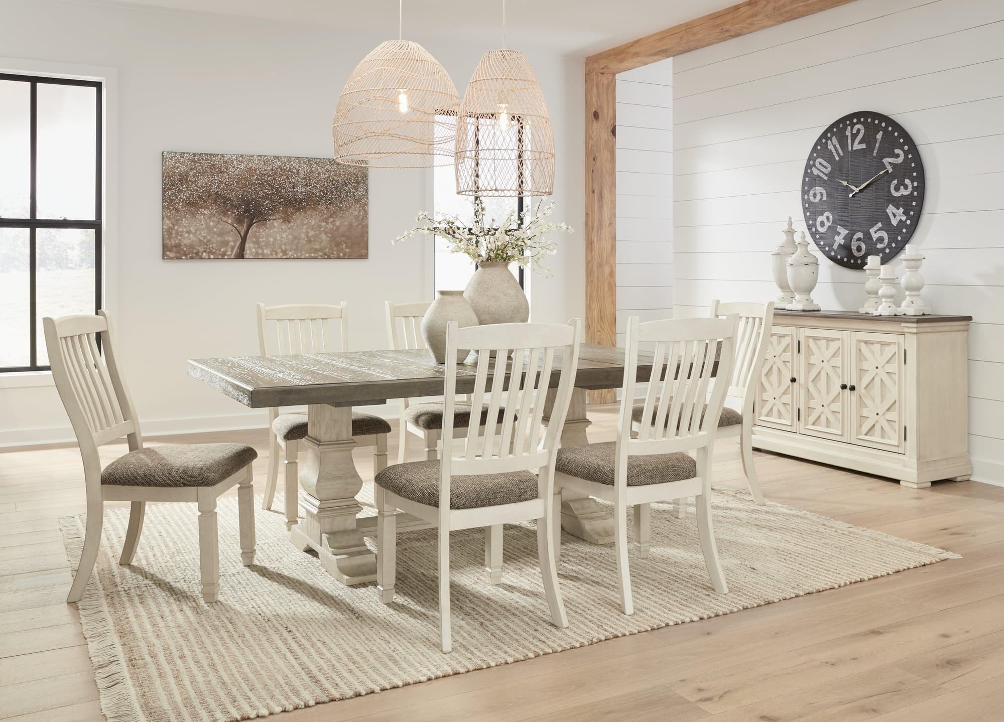 Bolanburg Antique White Rectangular Dining Room Set - Image 1
