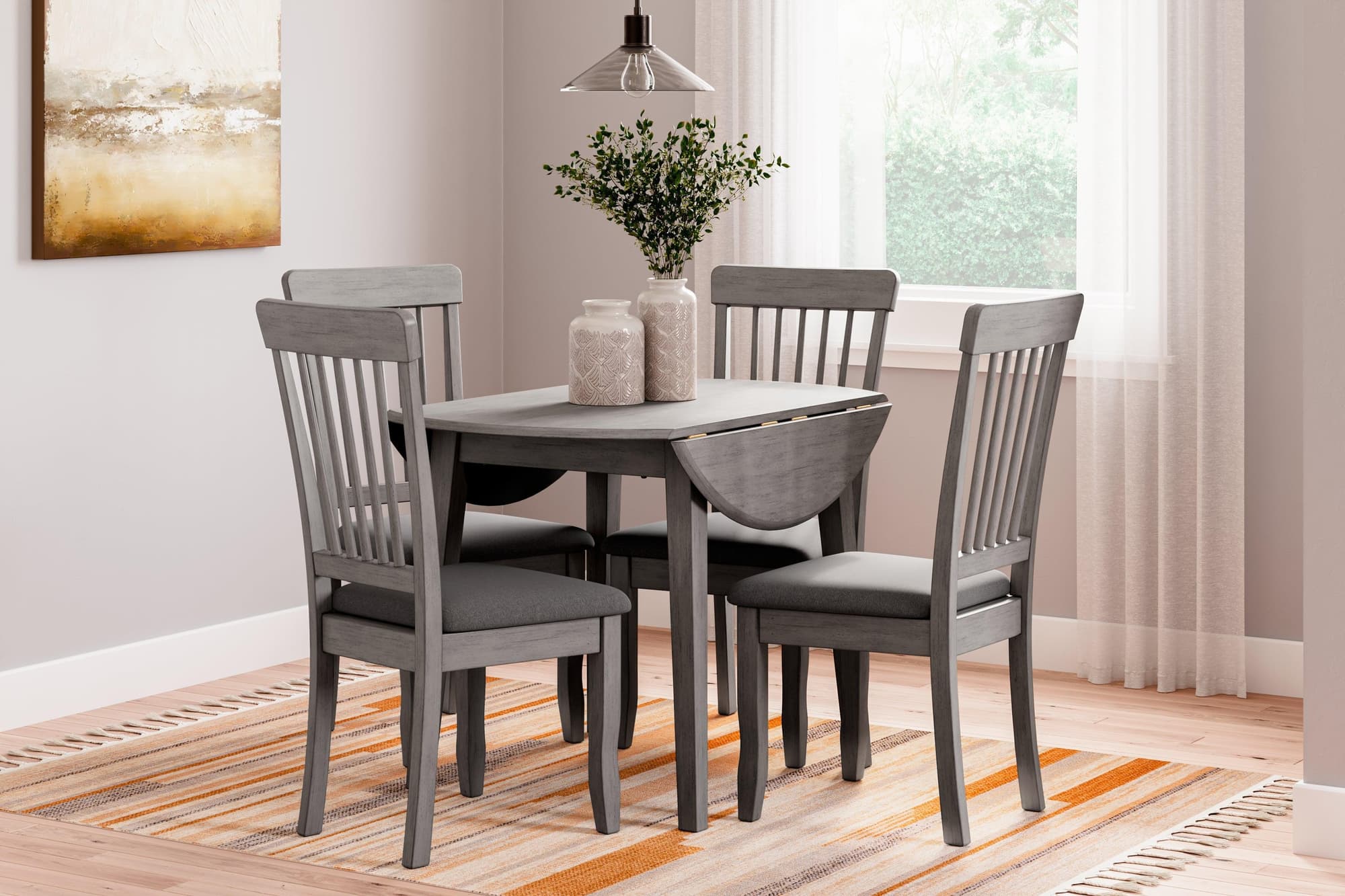 Shullden Gray Dining Room Set - Image 1