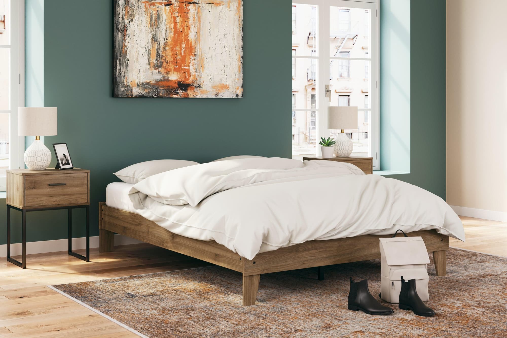 Deanlow Honey Queen Platform Bed - Image 1