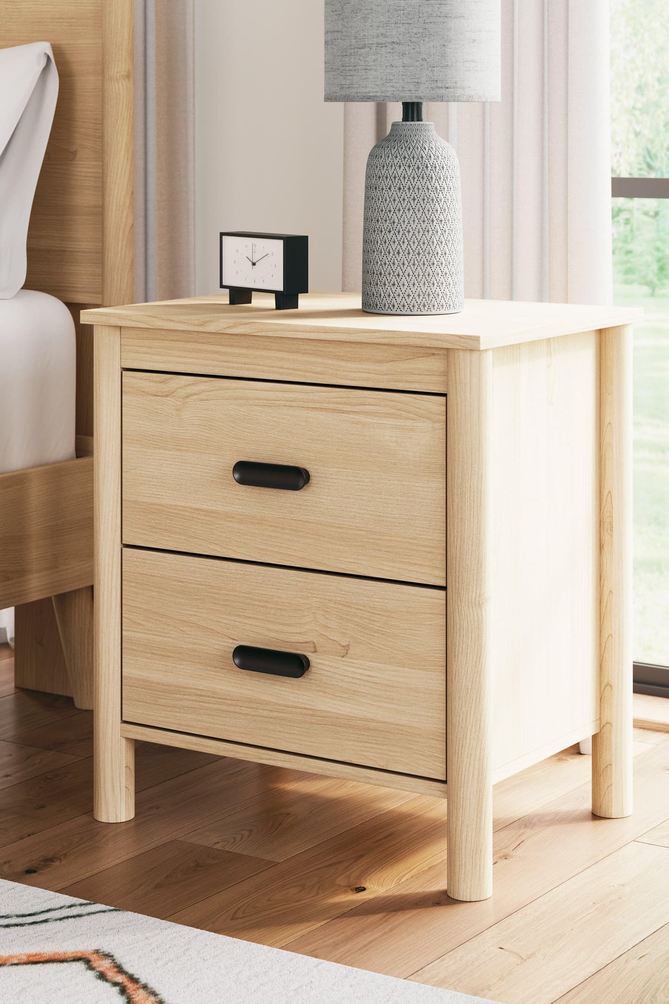 Cabinella Tan Nightstand - Image 1