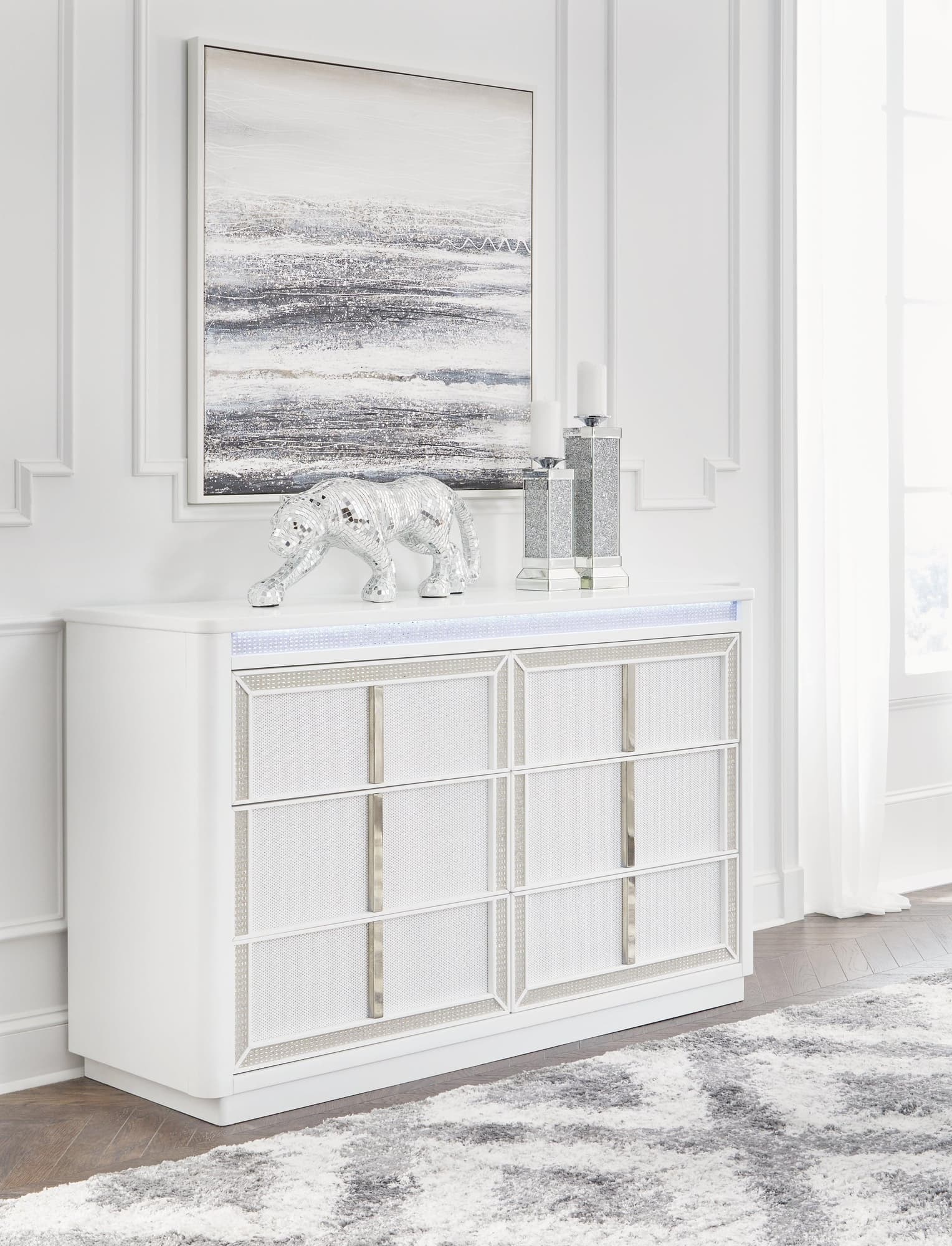 Chalanna White Dresser - Image 1