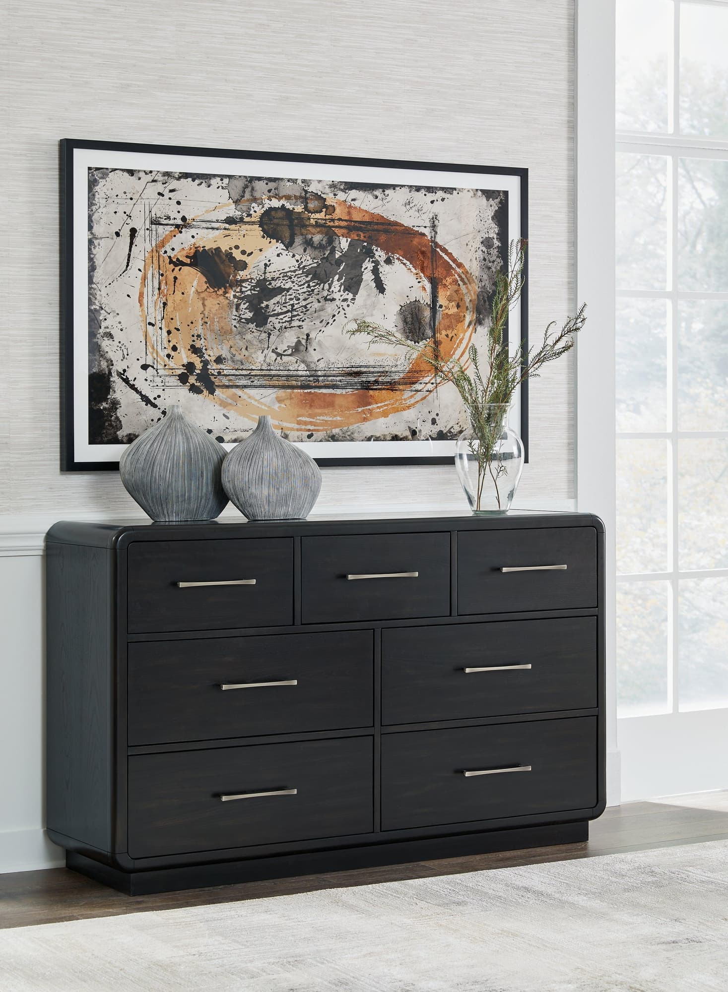Rowanbeck Black Dresser - Image 1