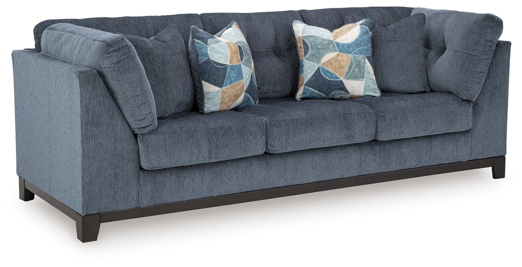 Maxon Place Navy Chenille Sofa - Image 1