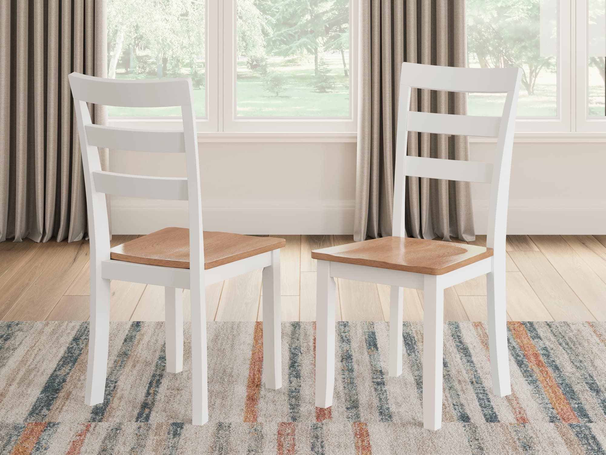 Gesthaven Natural White Dining Chair - Image 1