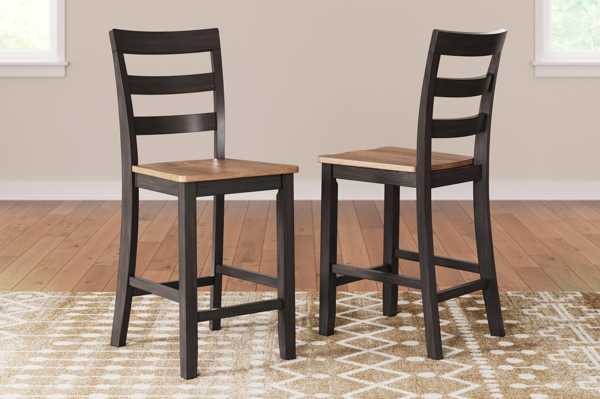 Gesthaven Natural Brown Counter Height Barstool - Image 1