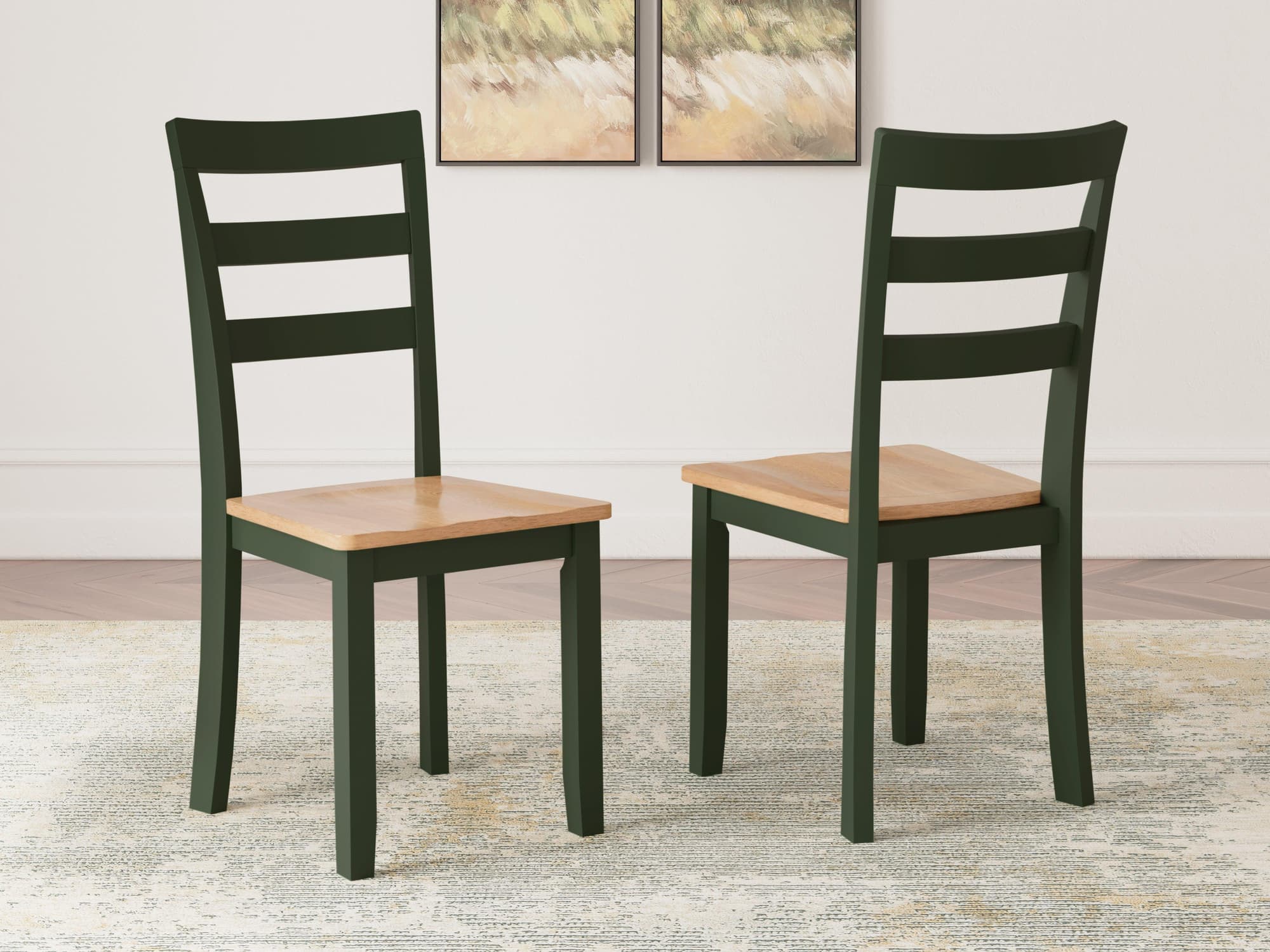 Gesthaven Natural Green Dining Chair - Image 1