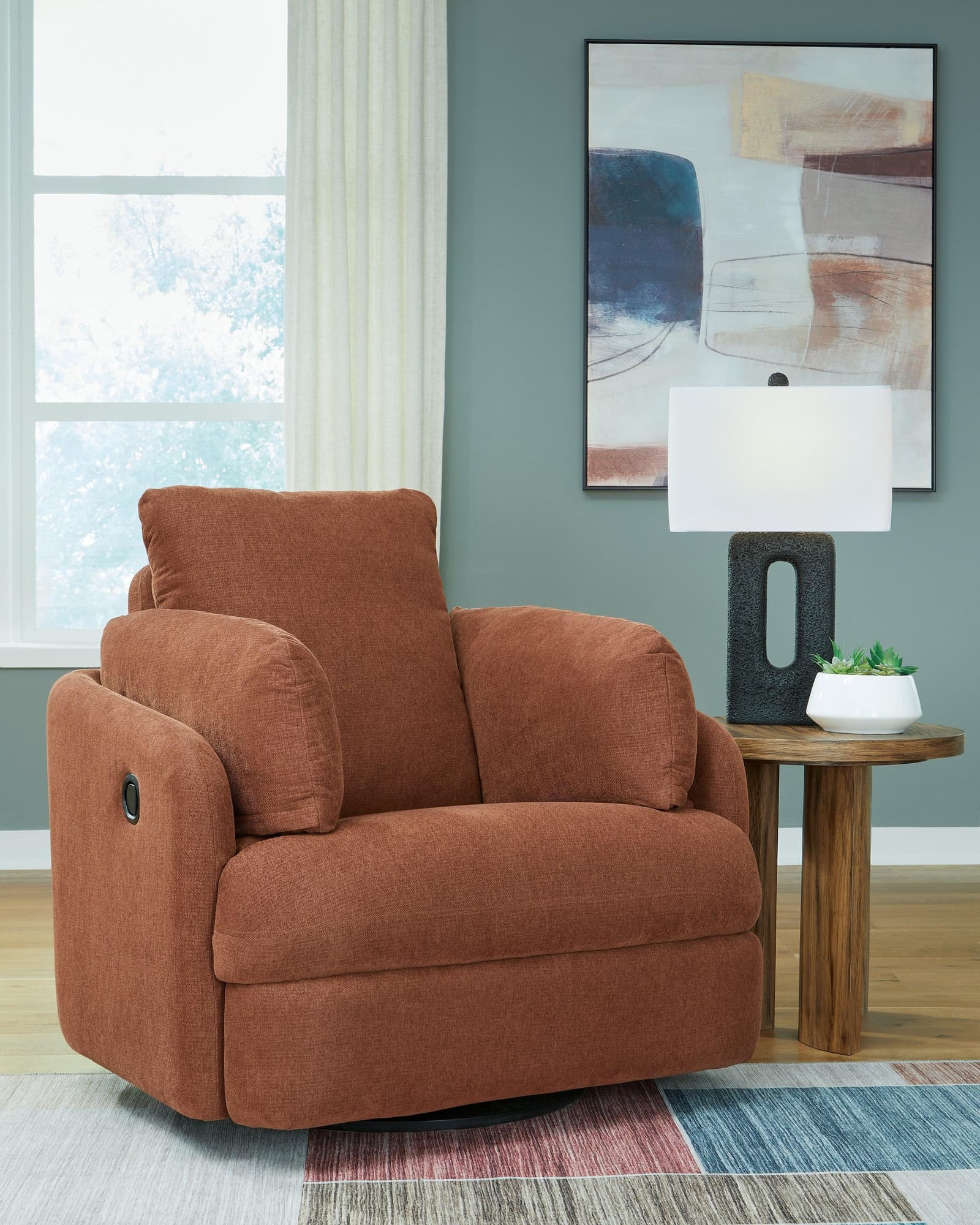 Modmax Spice Nuvella® Swivel Glider Recliner - Image 1