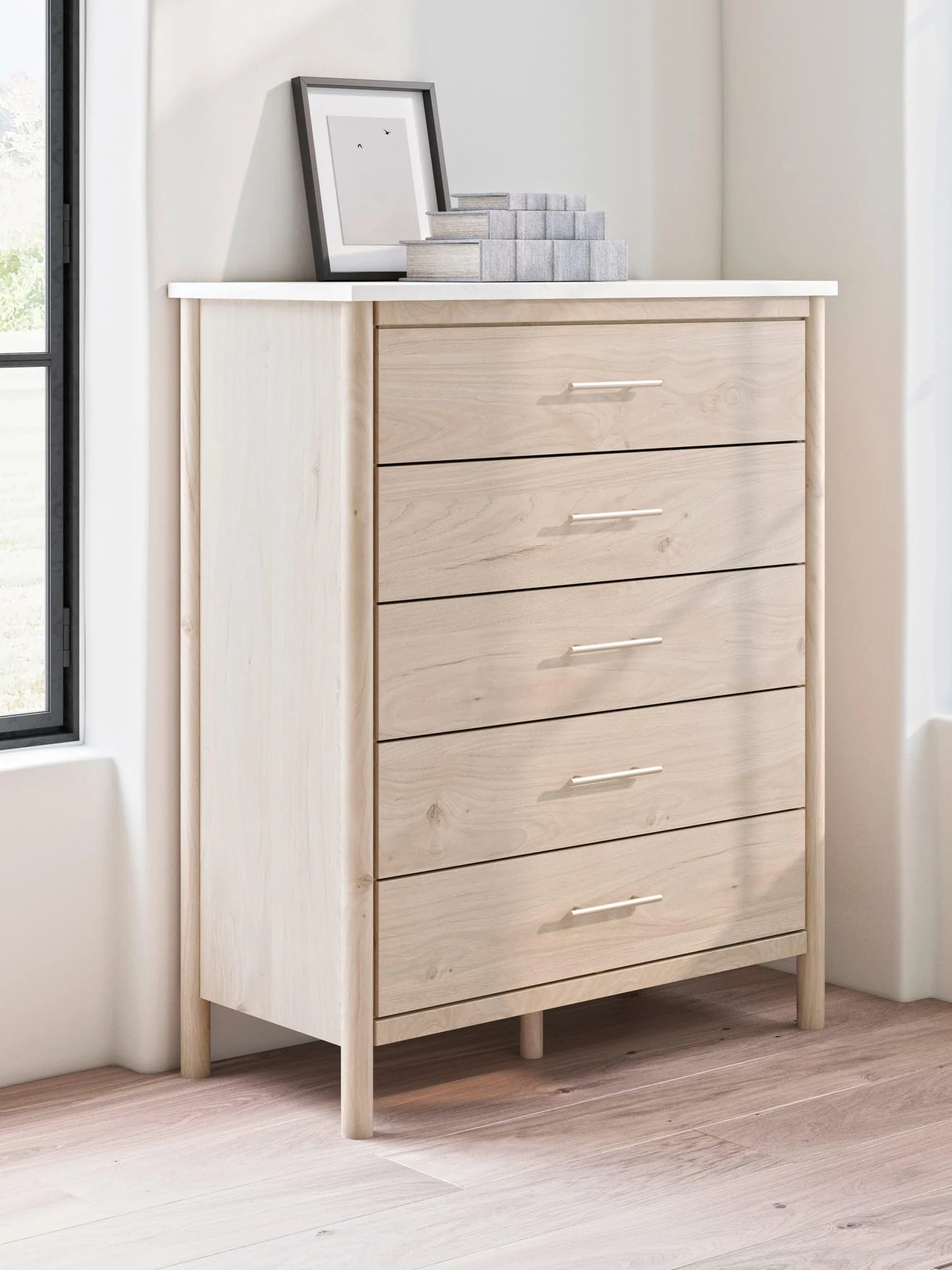 Cadmori Two-Tone Chest Of Drawers - Image 1