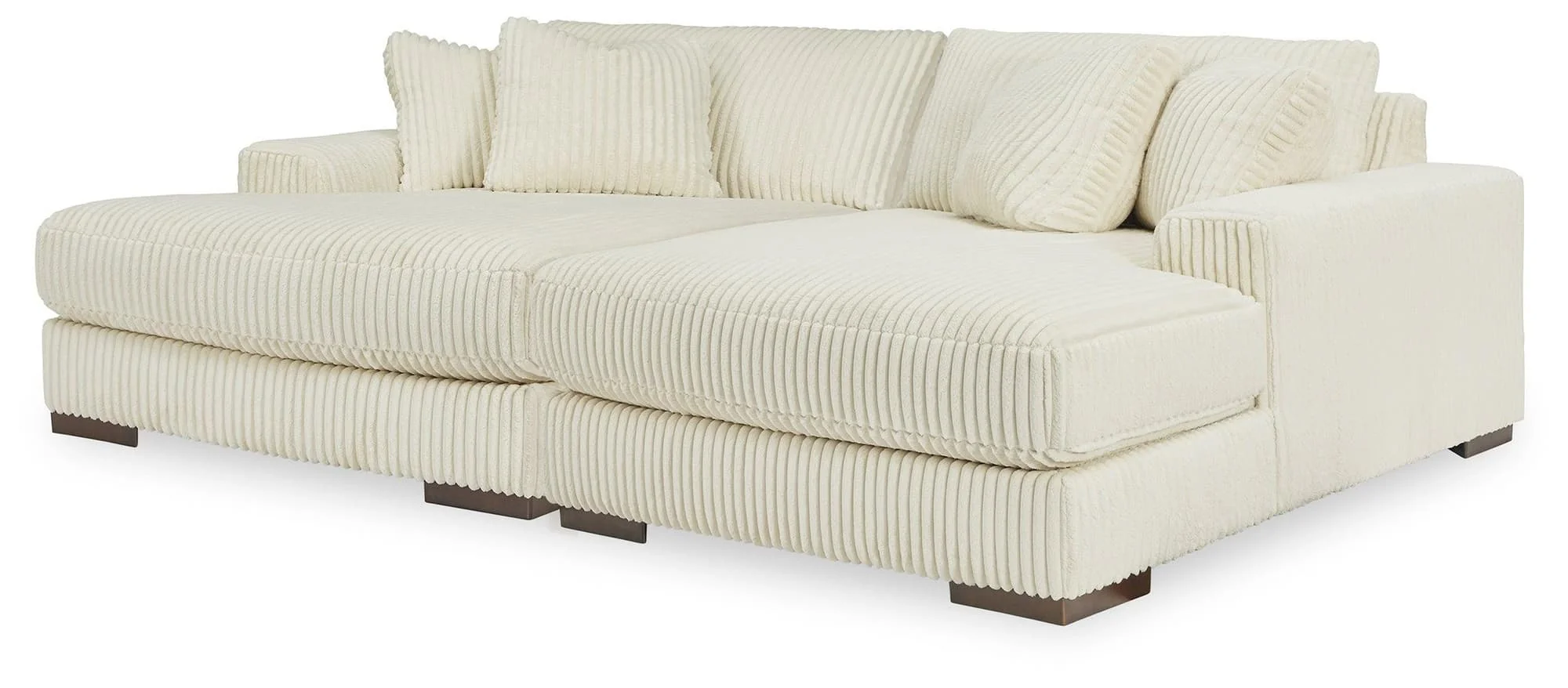 Lindyn Ivory Super Chaise - Image 1