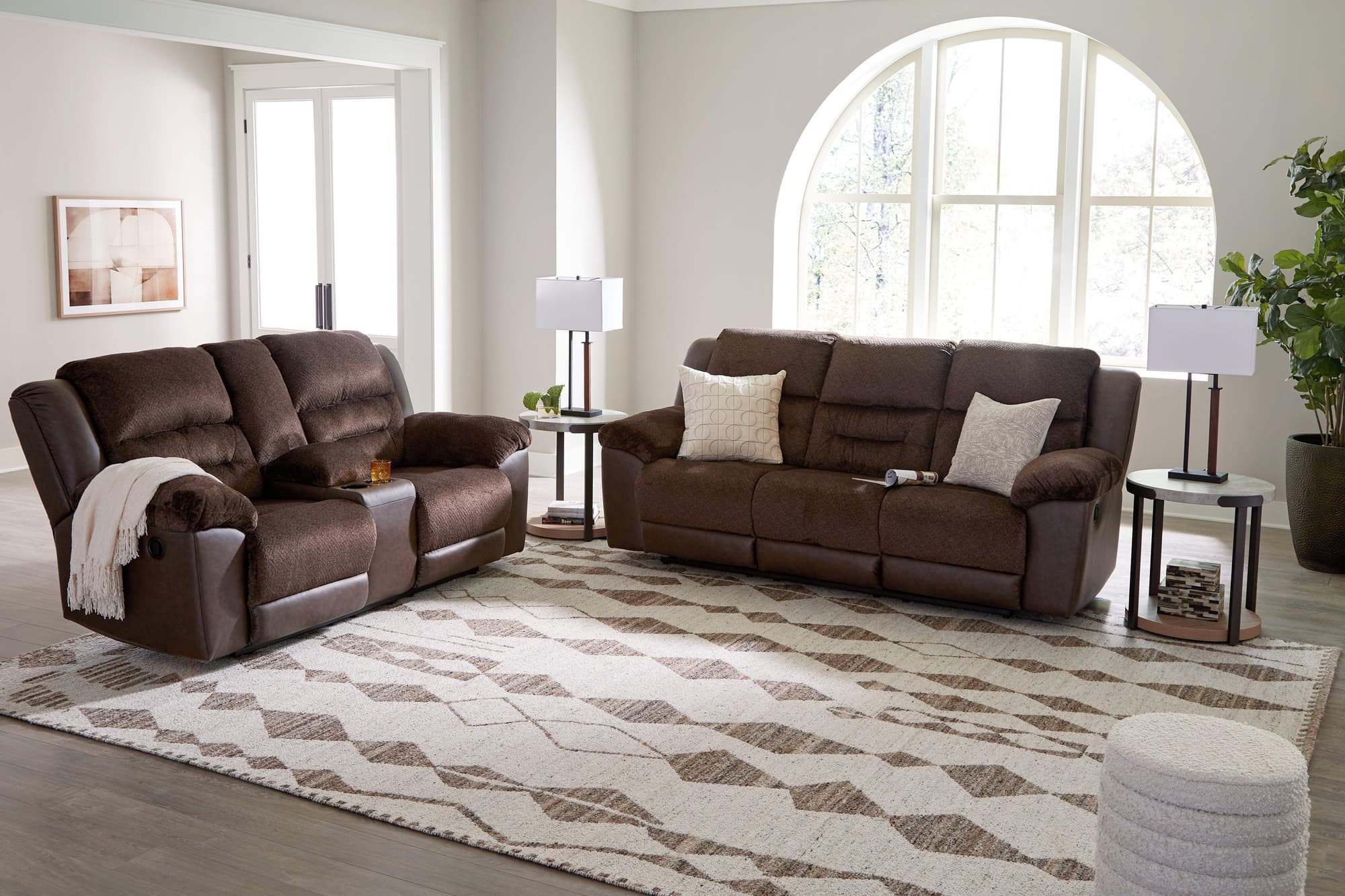 Brettler Beige Brown Extra Large Rug