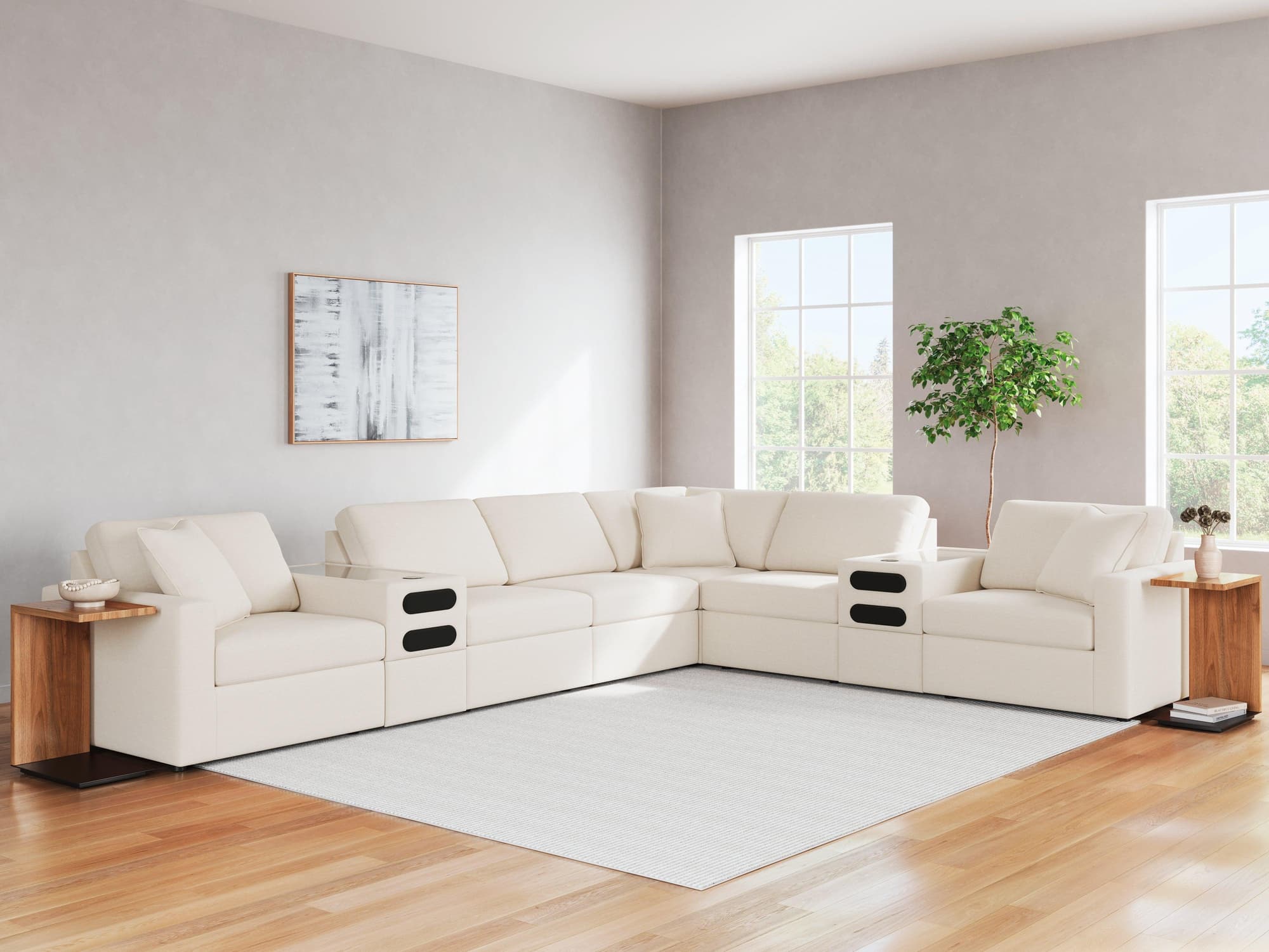 Modmax Oyster 8-Piece Sectional - Image 1