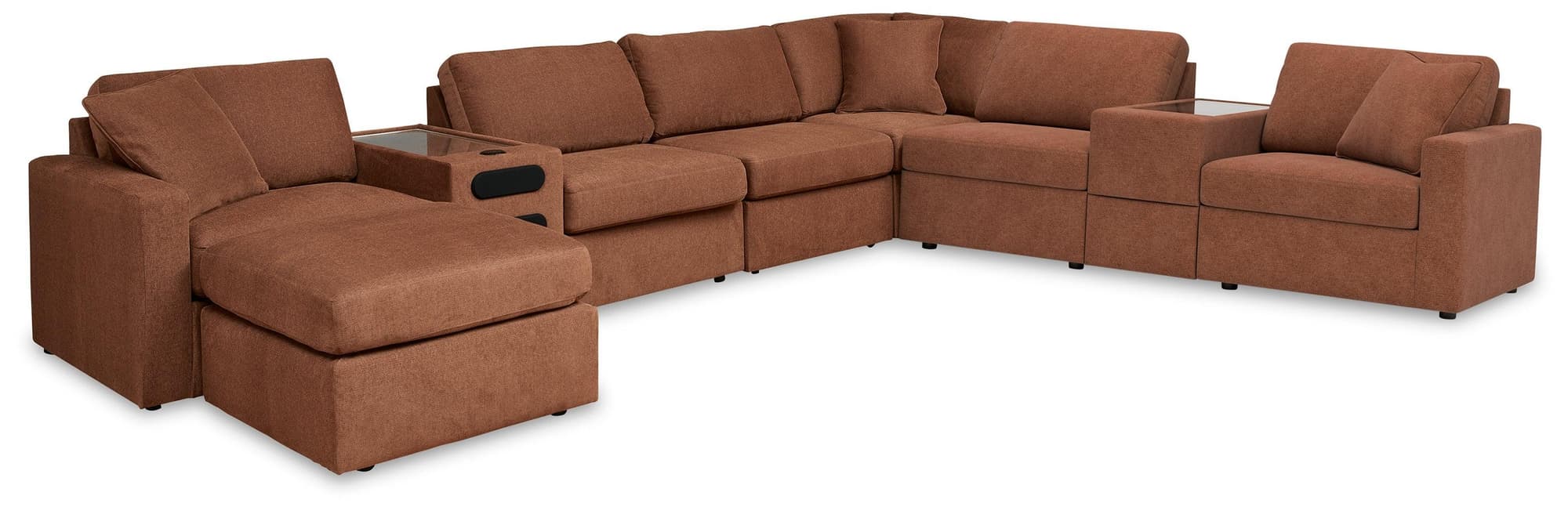 Modmax Spice 8-Piece Sectional With Ottoman - Image 1
