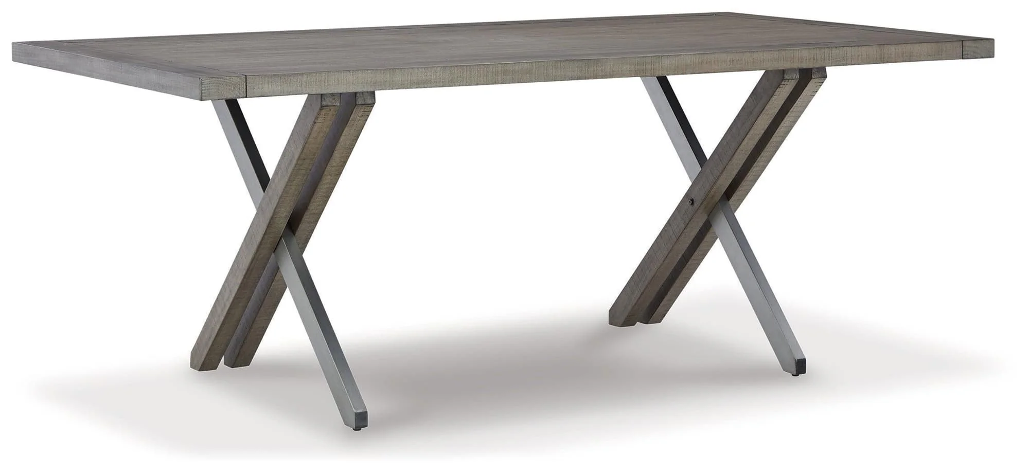 Krystanza Weathered Gray Dining Table - Image 1