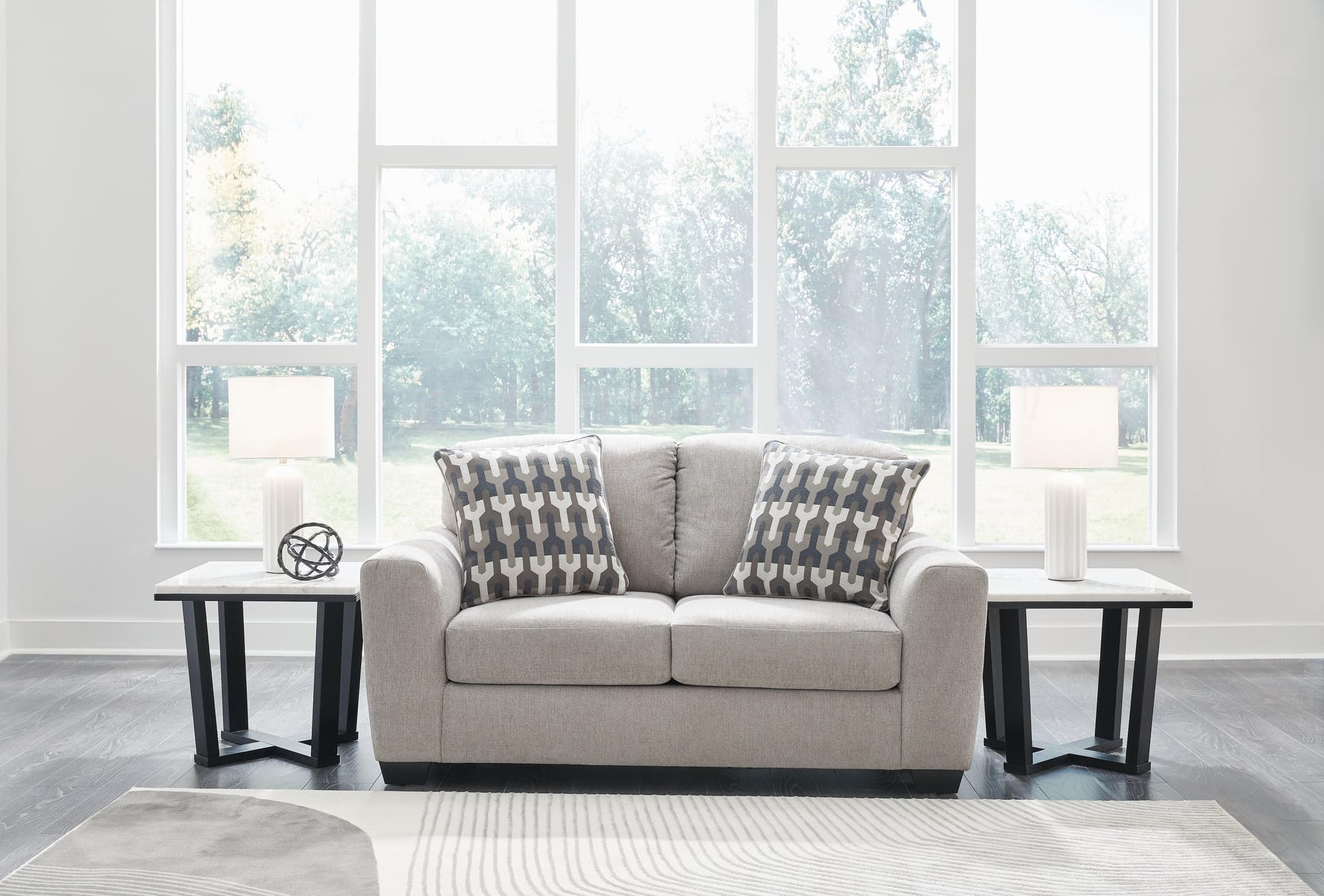 Avenal Park Flannel Chenille Loveseat - Image 1