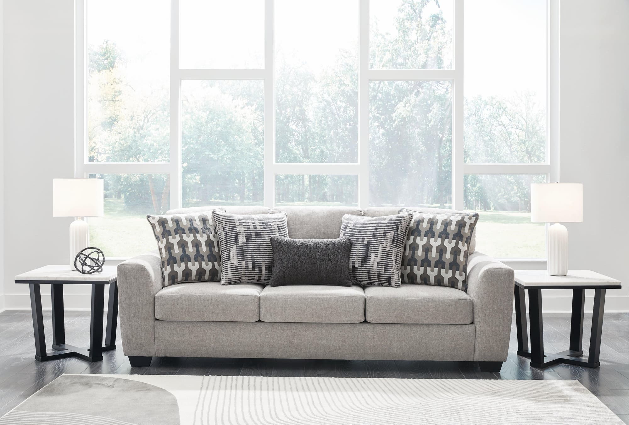 Avenal Park Flannel Chenille Sofa - Image 1
