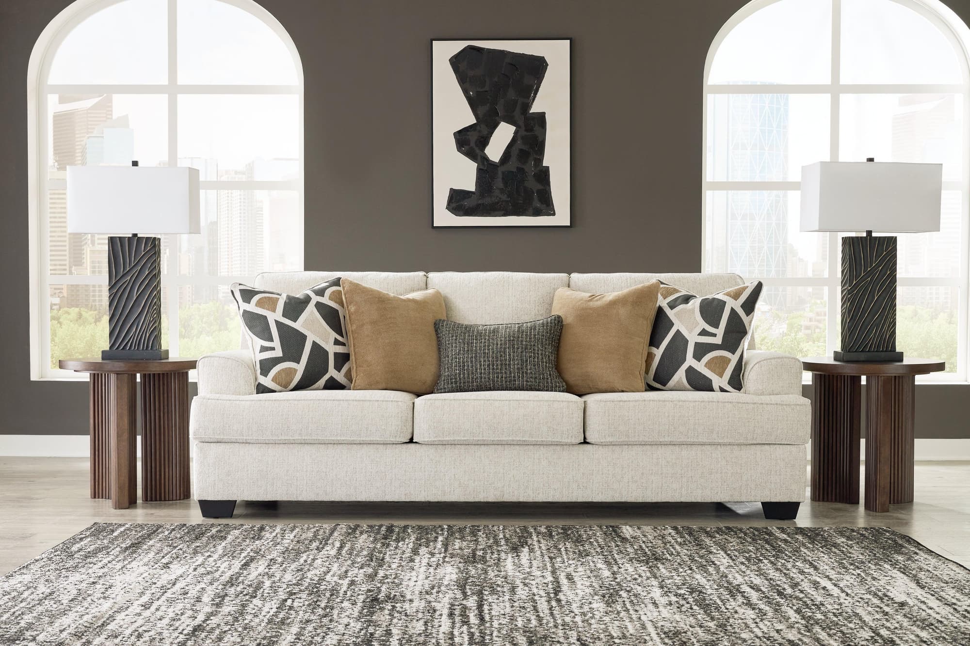 Heartcort Quartz Chenille Sofa - Image 1