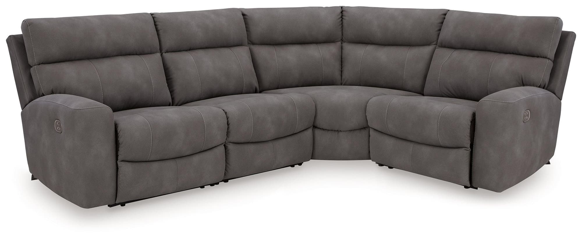 Next-Gen Durapella Slate 4-Piece Power Reclining Sectional - Image 1