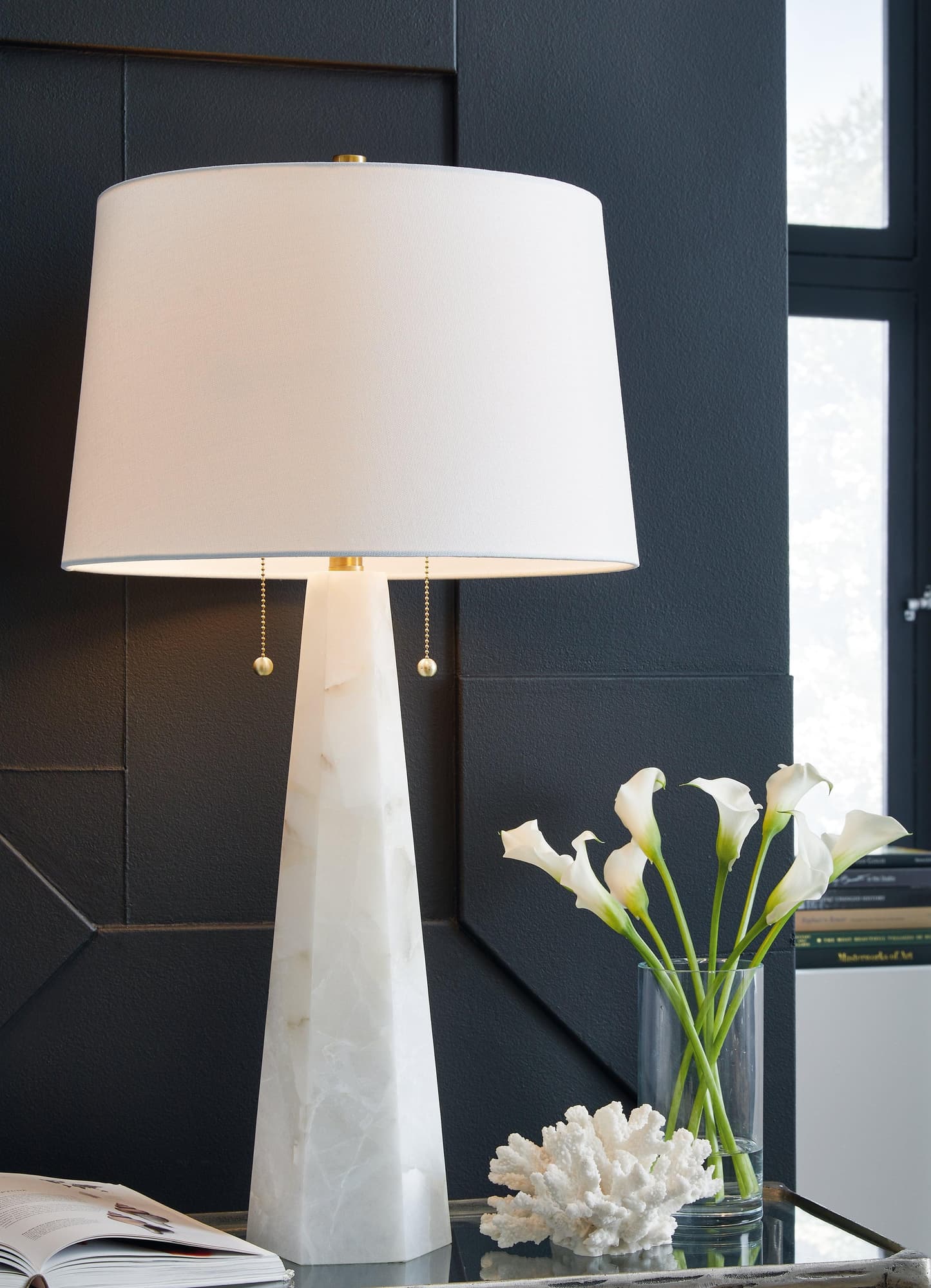 Laurellen White Table Lamp - Image 1