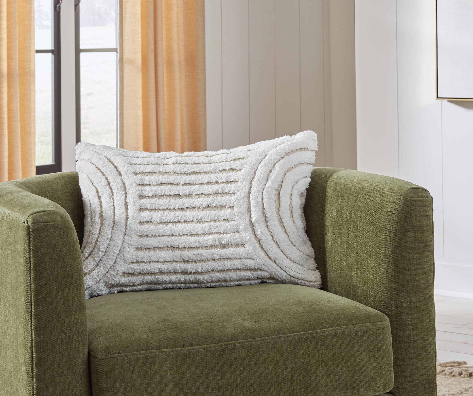 Farissen White/Tan Pillow (Set of 4) - Image 1