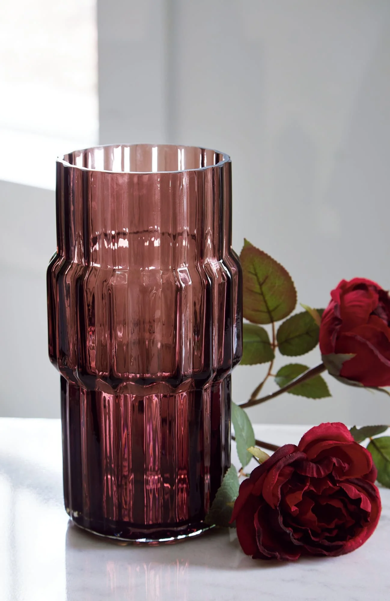 Dorlow Mauve Vase - Image 1