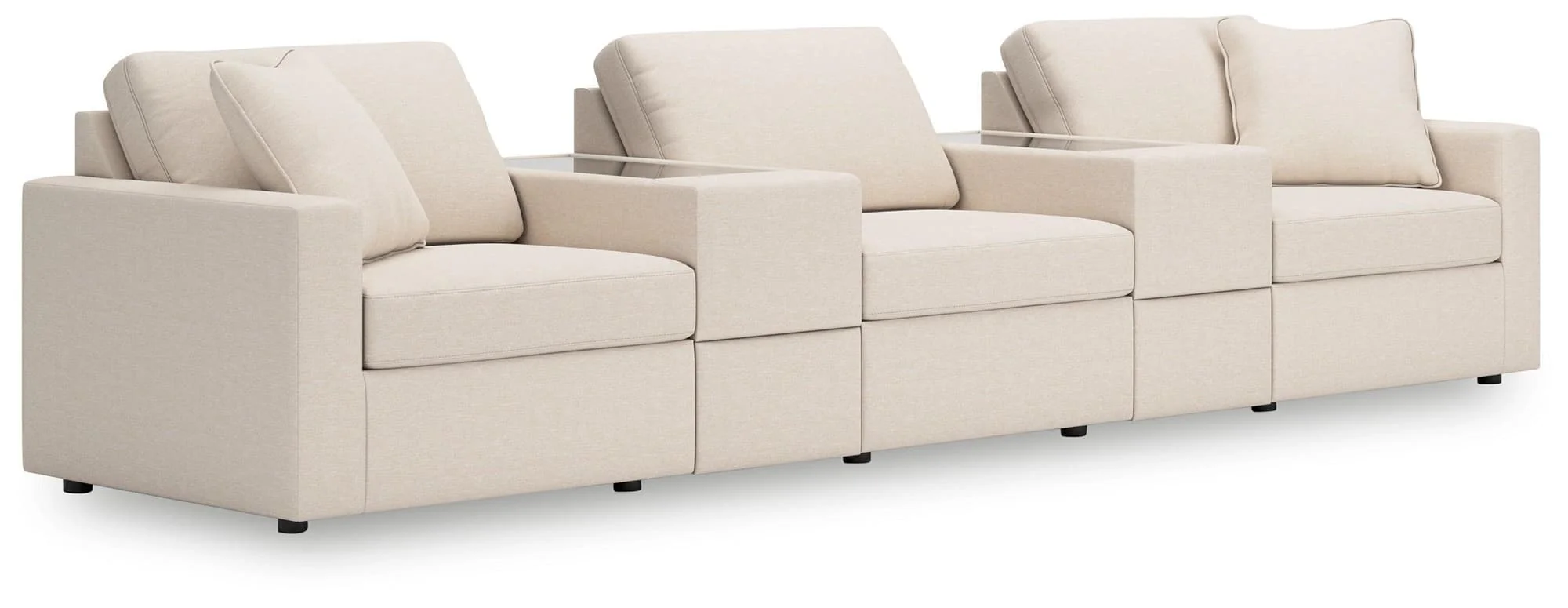 Modmax Oyster Nuvella® 5-Piece Sectional - Image 1