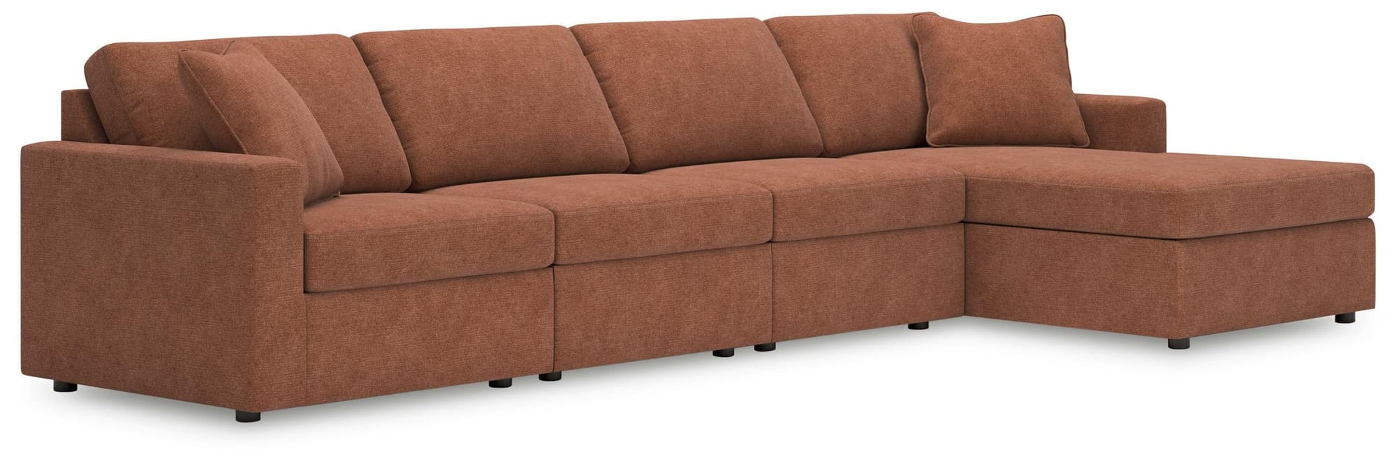 Modmax Spice Nuvella® 4-Piece Sectional with Chaise - Image 1