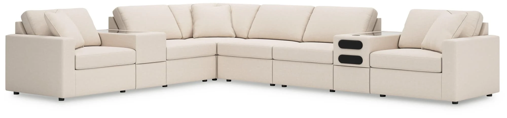 Modmax Oyster Nuvella® 8-Piece Sectional - Image 1