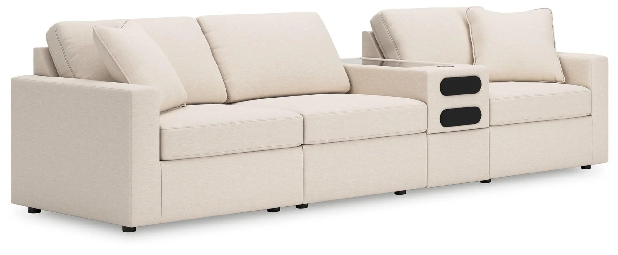 Modmax Oyster Nuvella® 4-Piece Sectional - Image 1