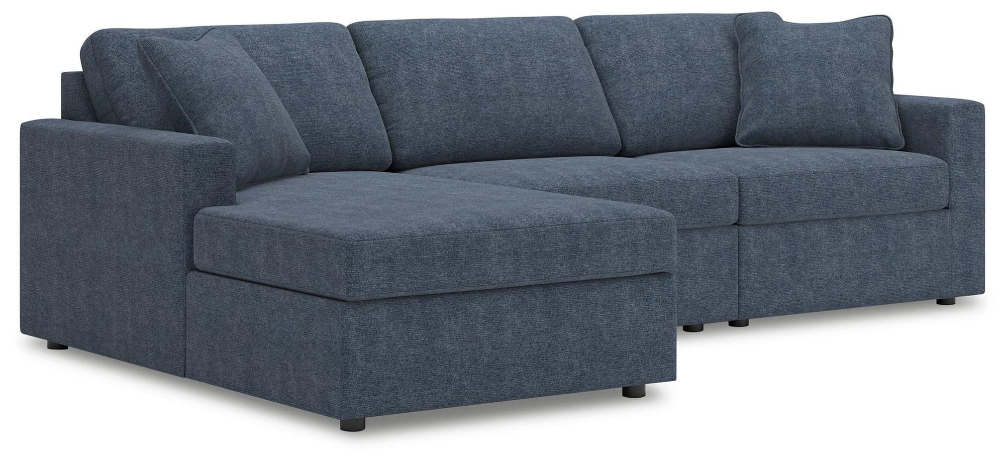 Modmax Ink Nuvella® 3-Piece Sectional with Chaise - Image 1