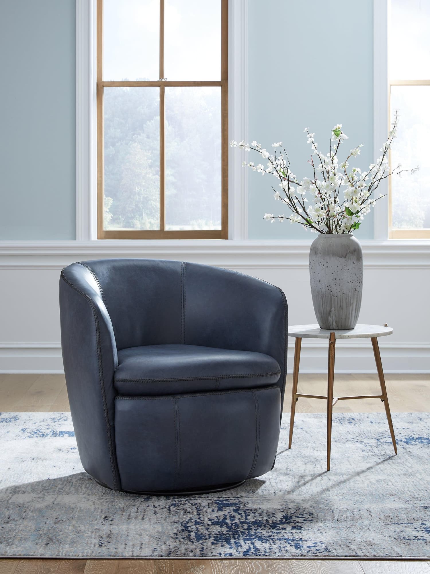 Kierreys Ocean Swivel Chair - Image 1
