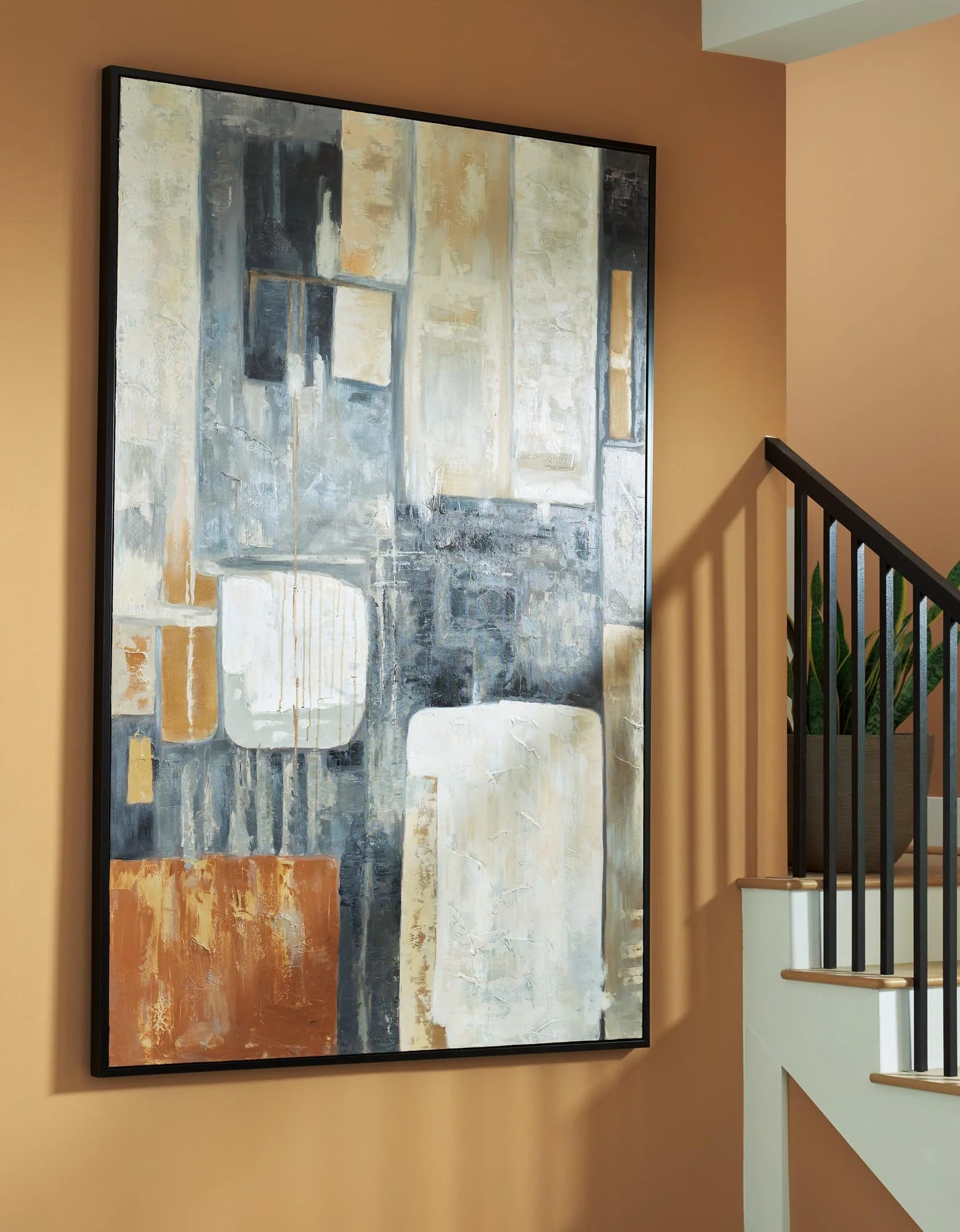 Howford Brown/Black/Gray Wall Art - Image 1