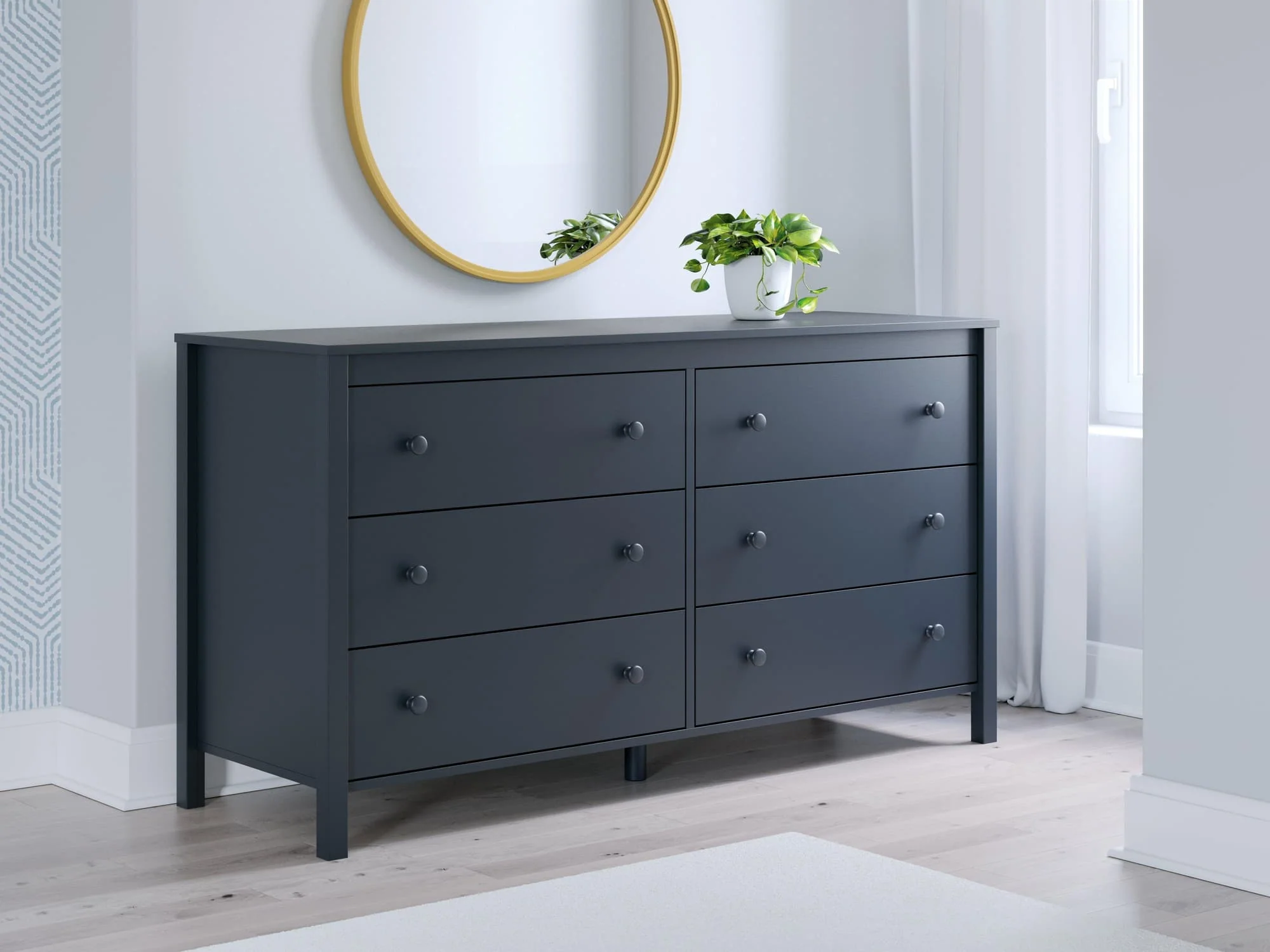 Simmenfort Navy Blue Dresser - Image 1