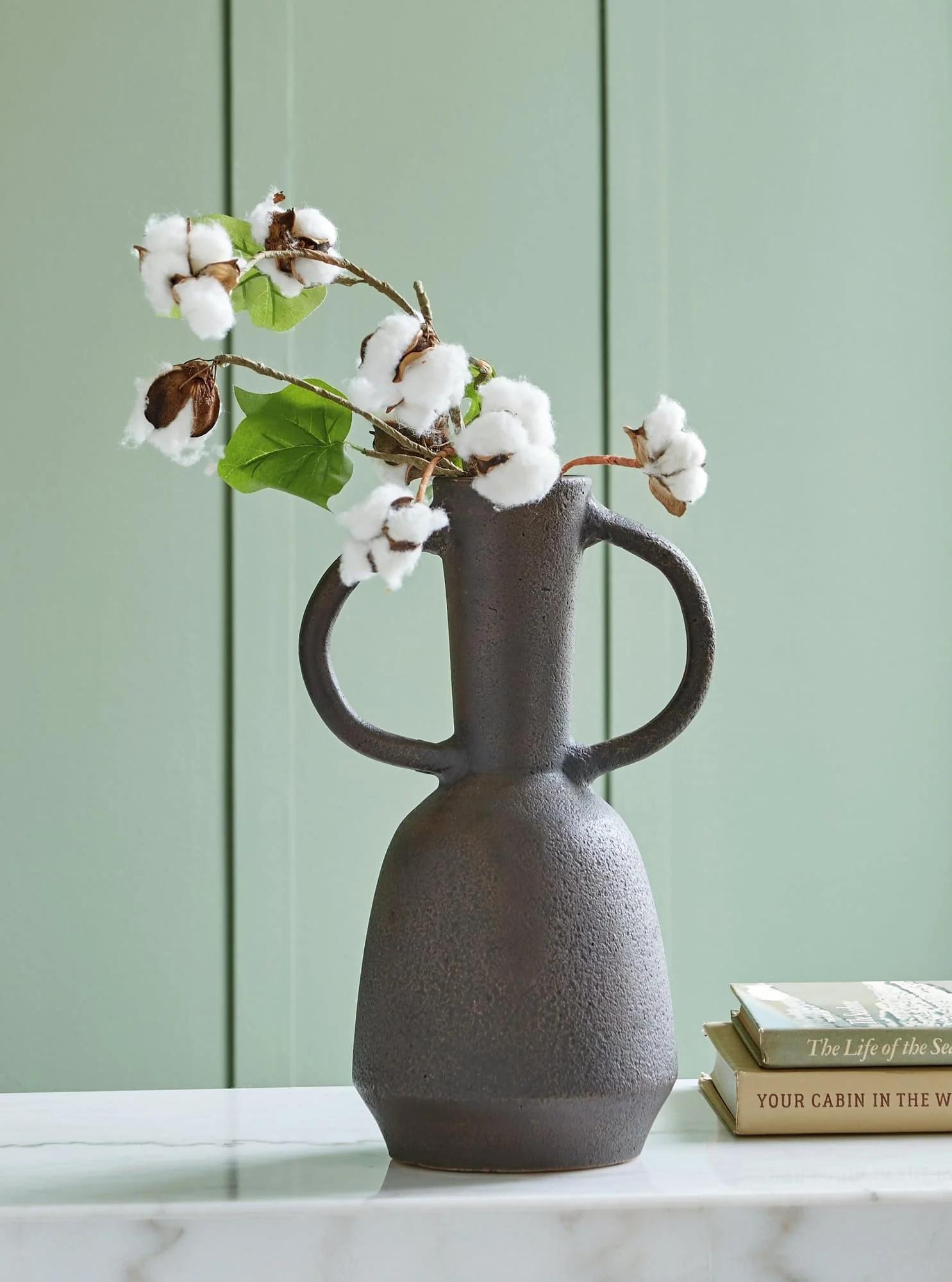 Aadeen Distressed Brown Vase