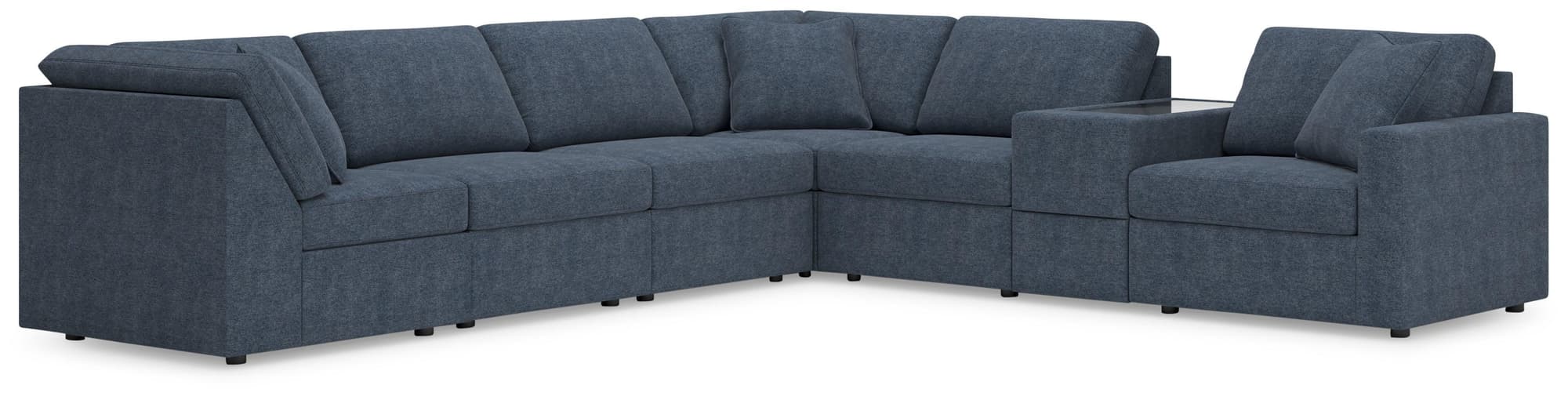 Modmax Ink Performance Fabric,Next-Gen Nuvella™ 7-Piece Sectional - Image 1