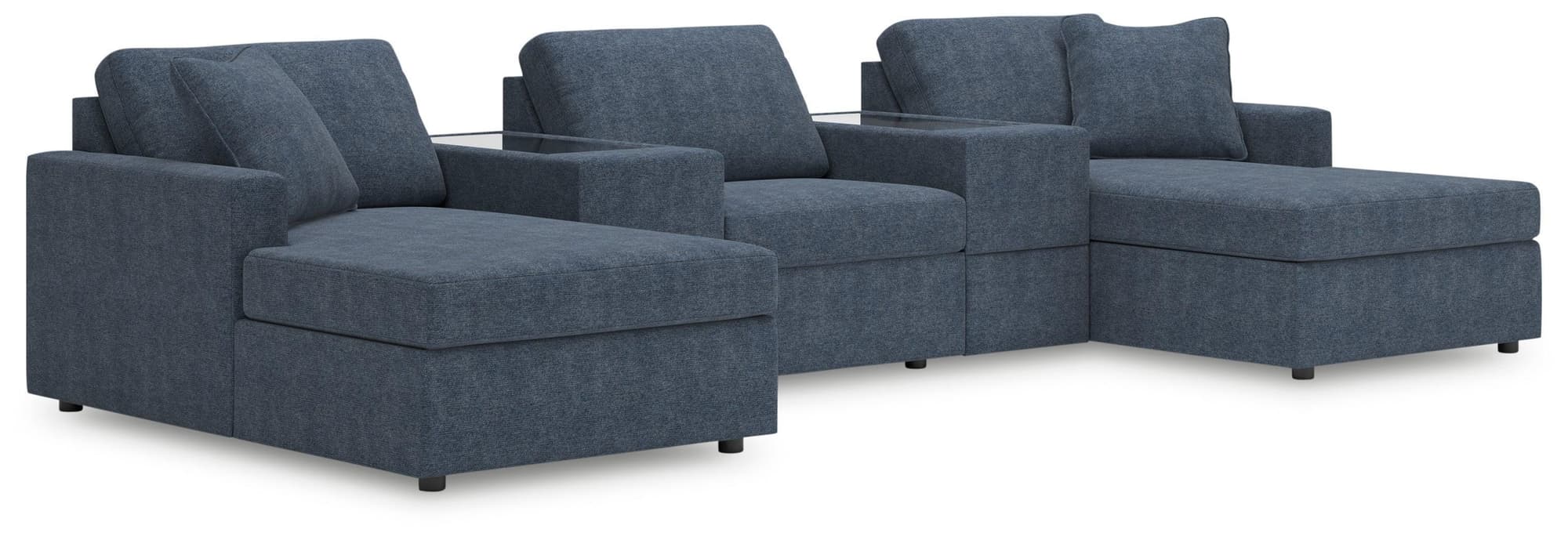 Modmax Ink Performance Fabric,Next-Gen Nuvella™ 5-Piece Pit Sectional - Image 1