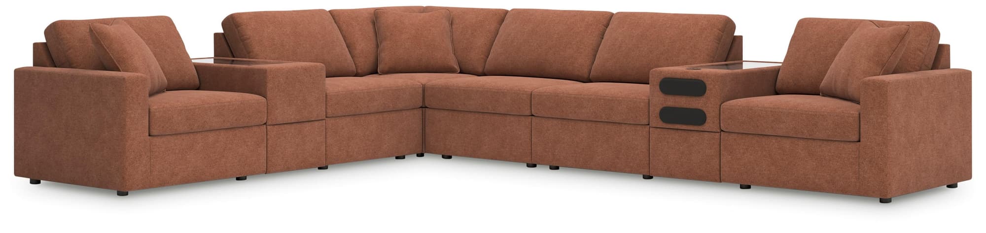 Modmax Spice Performance Fabric,Next-Gen Nuvella™ 8-Piece Sectional - Image 1