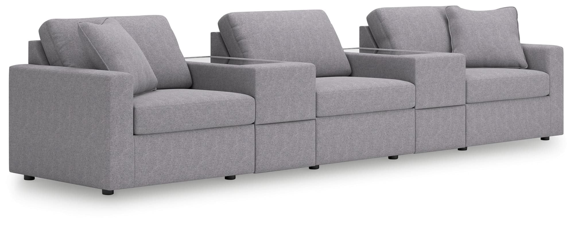 Modmax Granite Performance Fabric,Next-Gen Nuvella™ 5-Piece Sectional - Image 1