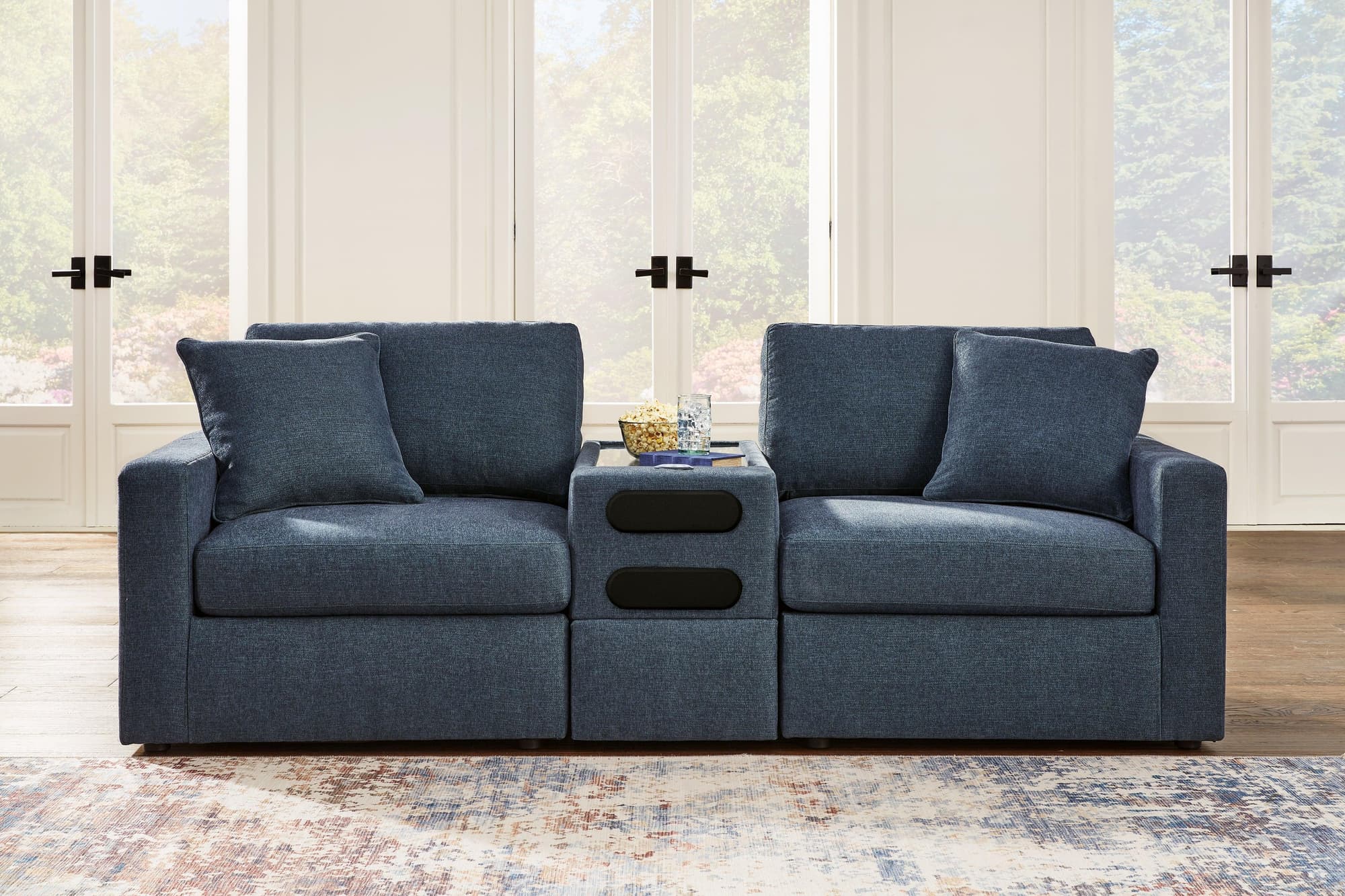 Modmax Ink Performance Fabric,Next-Gen Nuvella™ 3-Piece Sectional - Image 1