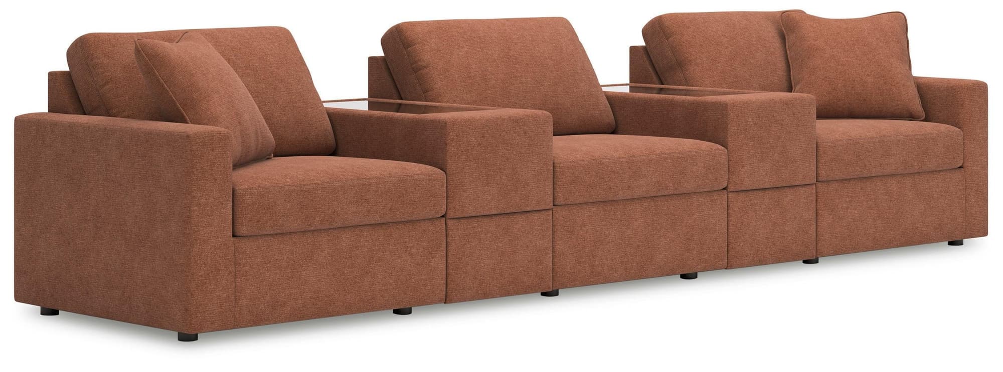 Modmax Spice Performance Fabric,Next-Gen Nuvella™ 5-Piece Sectional - Image 1