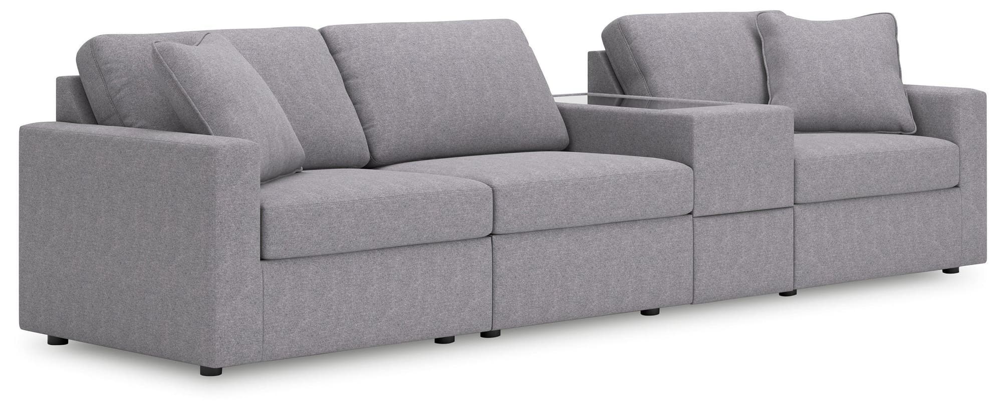 Modmax Granite Performance Fabric,Next-Gen Nuvella™ 4-Piece Sectional - Image 1