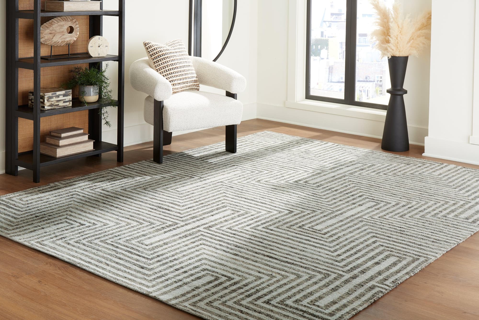 Jossen Ivory/Gray 8' x 10' Rug - Image 1
