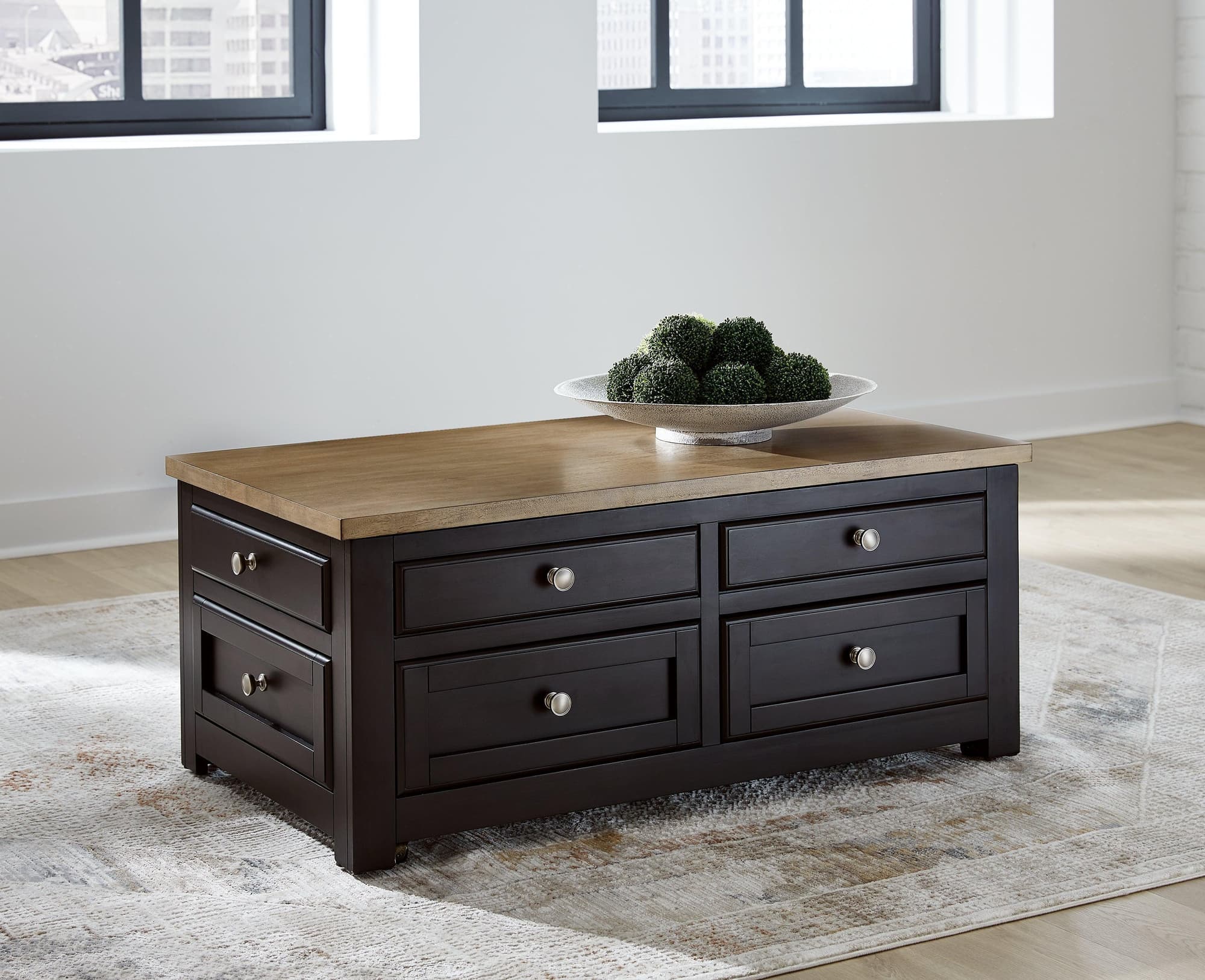 Drazmine Brown Lift-Top Coffee Table - Image 1